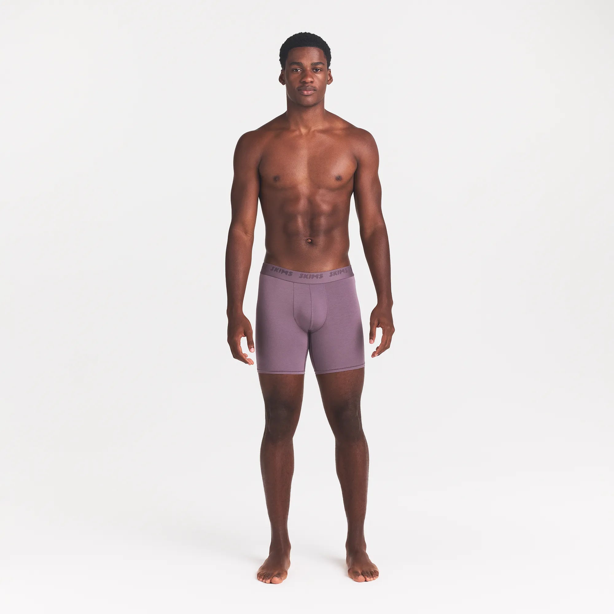 SKIMS STRETCH MENS 5 BOXER BRIEF 3-PACK | IRIS HEATHER MULTI - Image 2