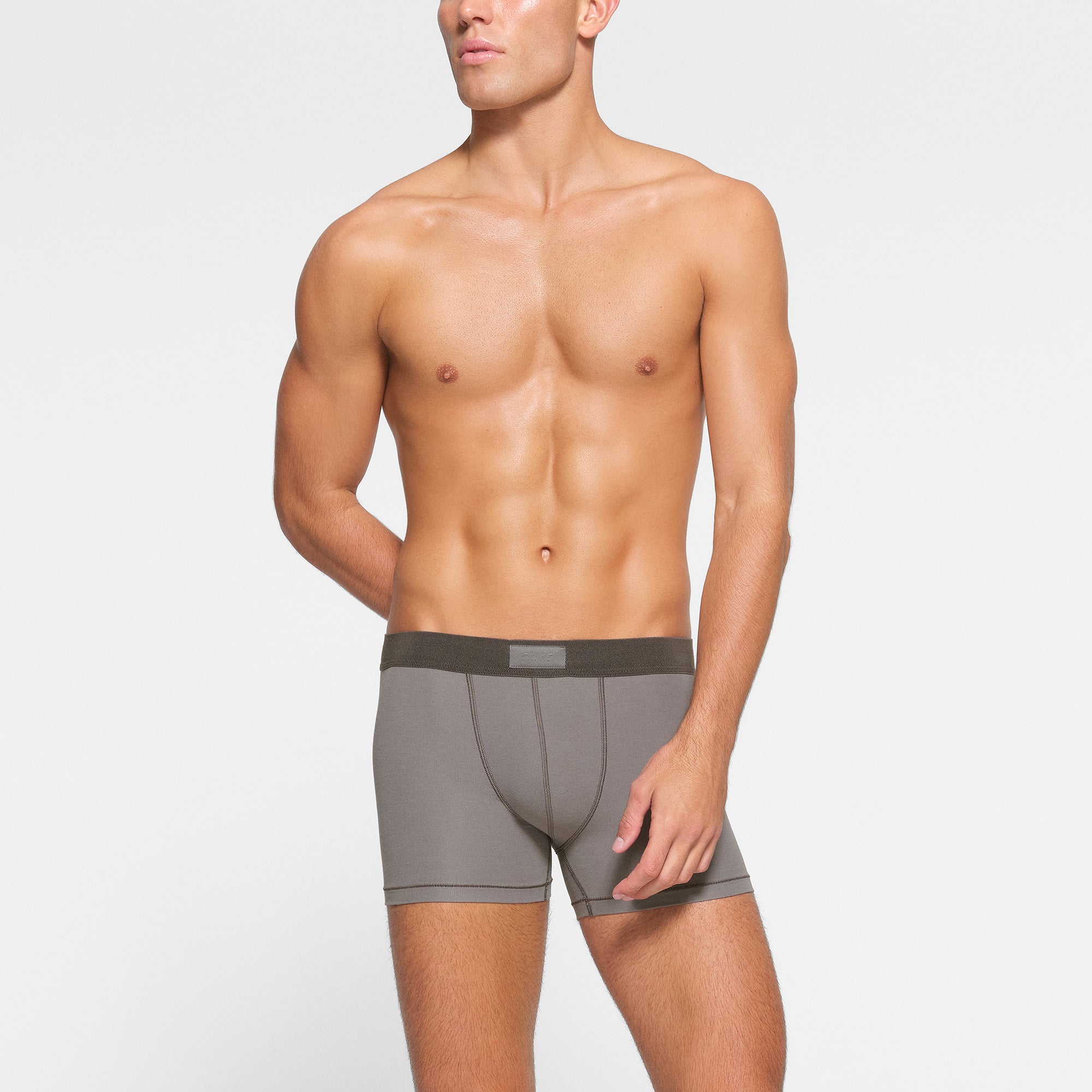 SKIMS COTTON MENS 3 BOXER BRIEF 3-PACK | HEATHER MULTI - Image 5
