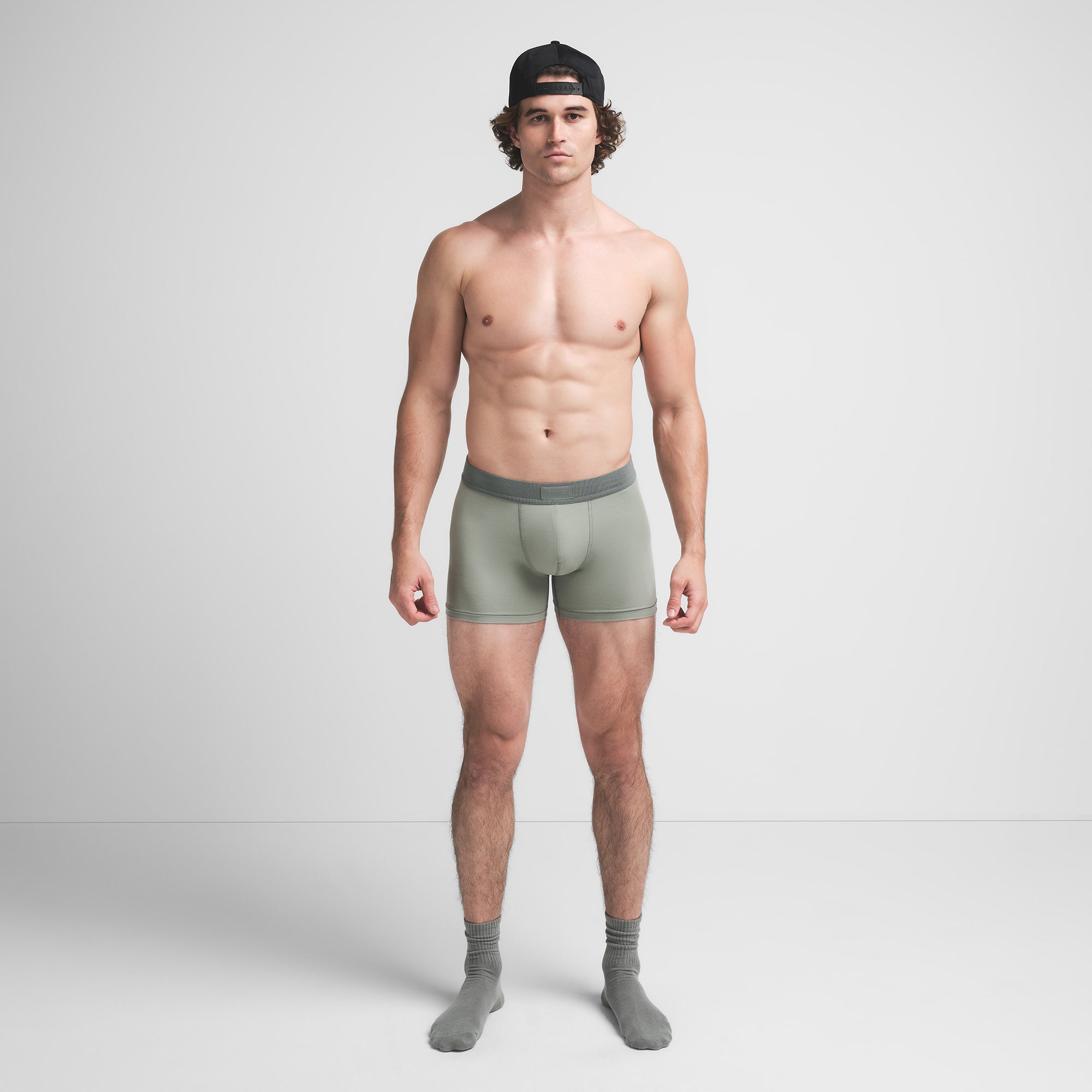 SKIMS COTTON MENS 3 BOXER BRIEF 3-PACK | STONE MULTI - Image 2