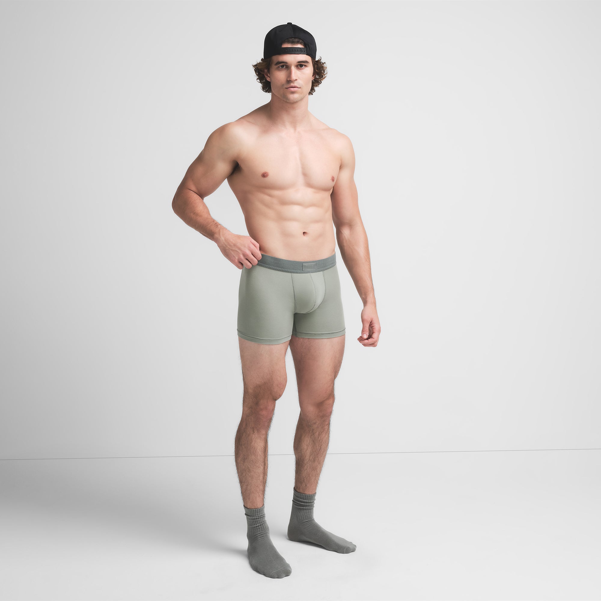 SKIMS COTTON MENS 3 BOXER BRIEF 3-PACK | STONE MULTI - Image 3