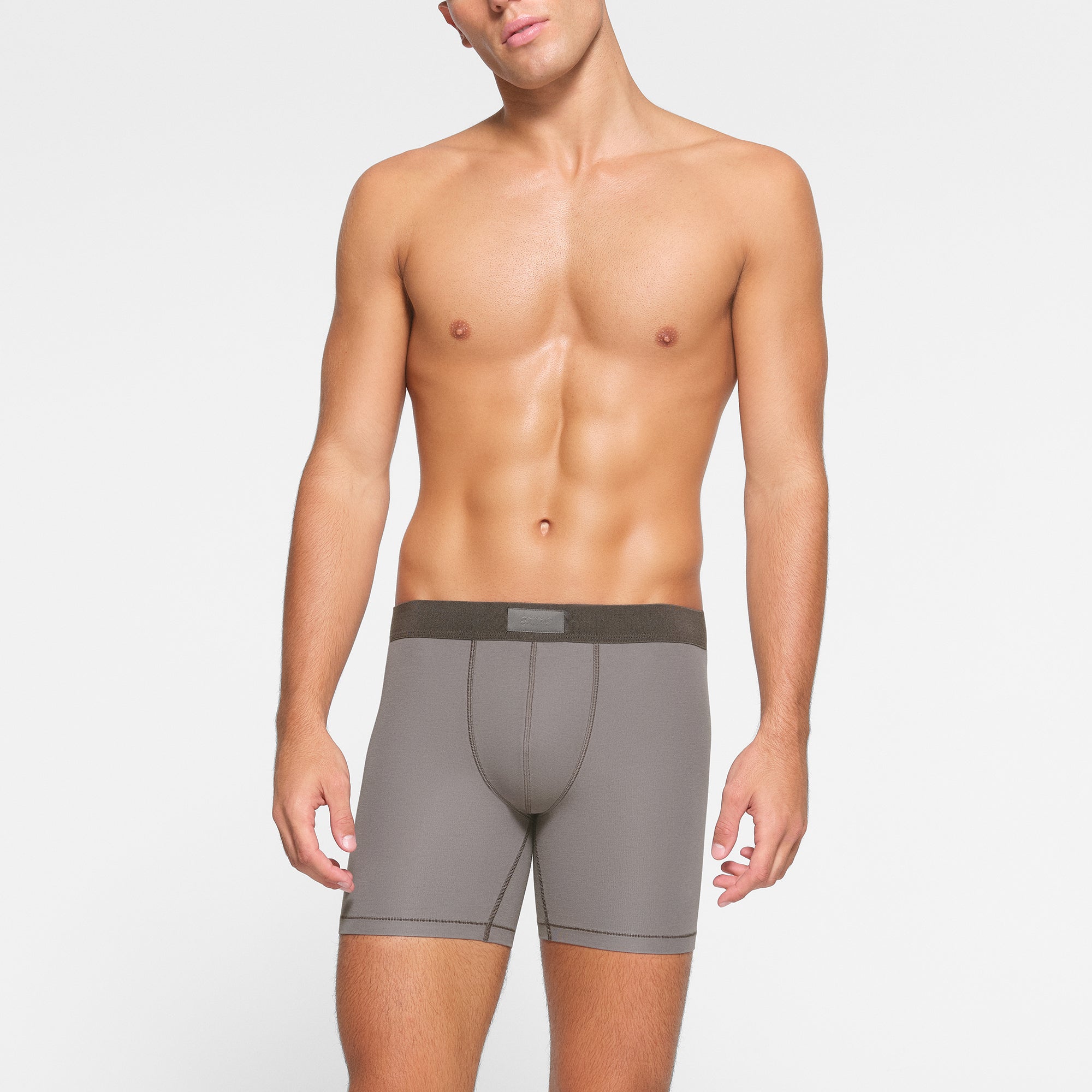 SKIMS COTTON MENS 5 BOXER BRIEF 3-PACK | HEATHER MULTI - Image 5
