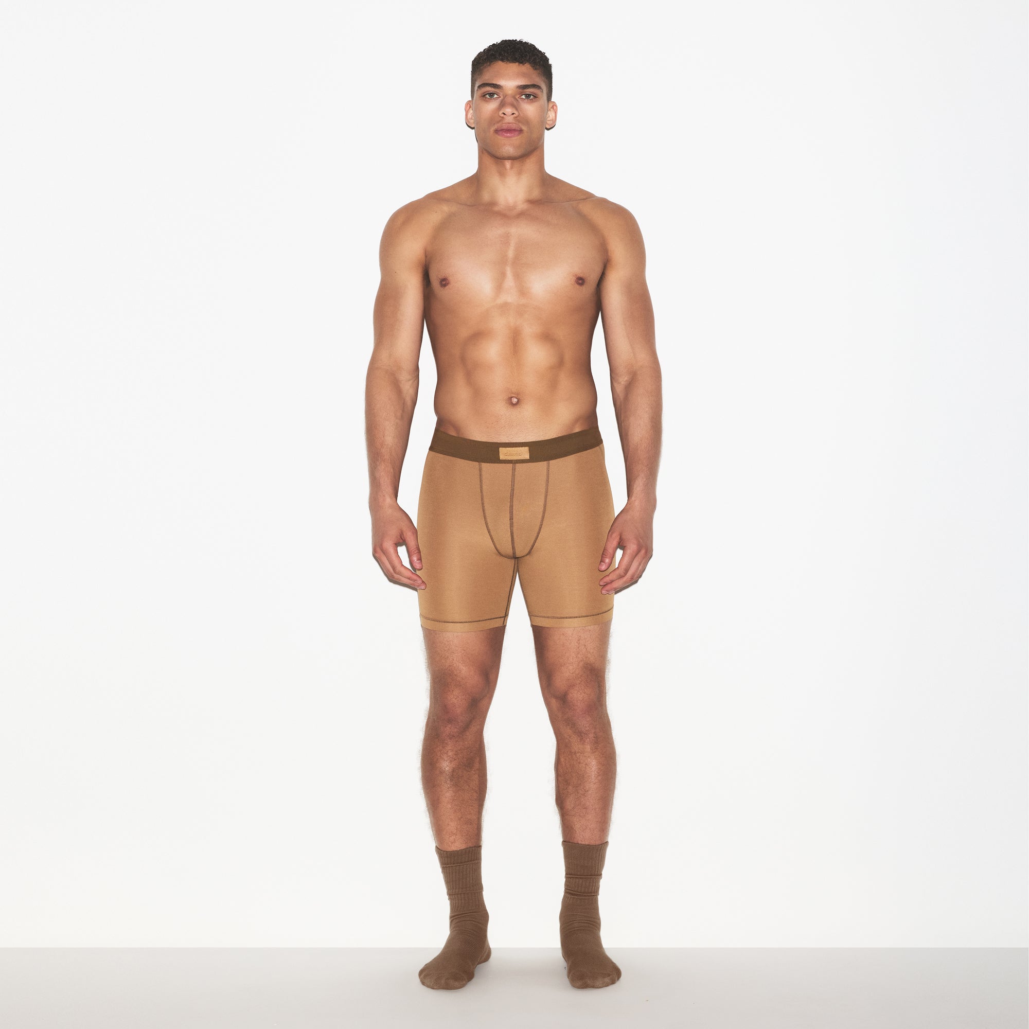 SKIMS COTTON MENS 5 BOXER BRIEF 3-PACK | RUSSET MULTI - Image 2