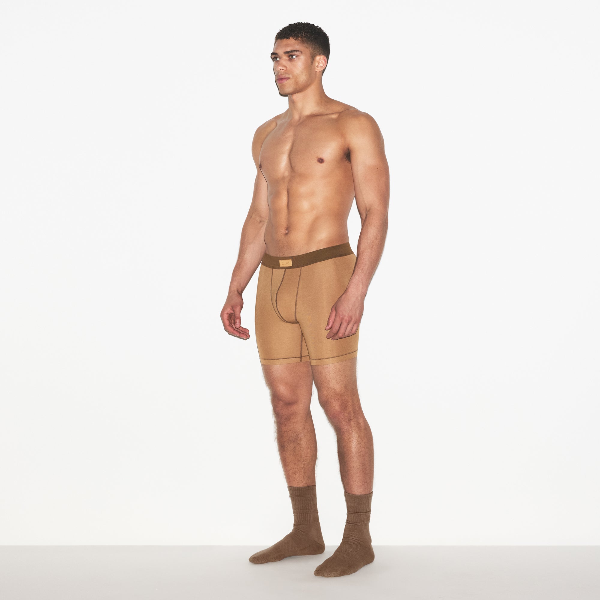 SKIMS COTTON MENS 5 BOXER BRIEF 3-PACK | RUSSET MULTI - Image 7