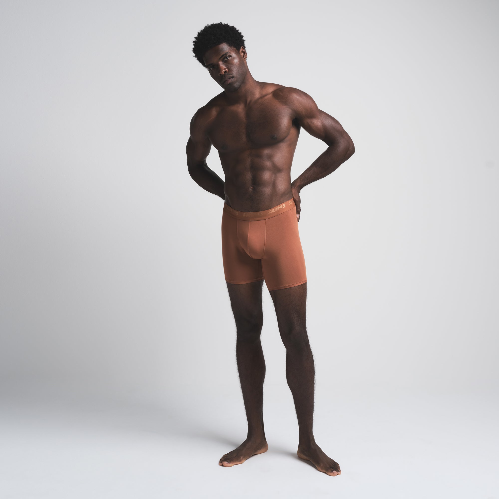 SKIMS STRETCH MENS 5 BOXER BRIEF 5-PACK | COCOA MULTI - Image 3