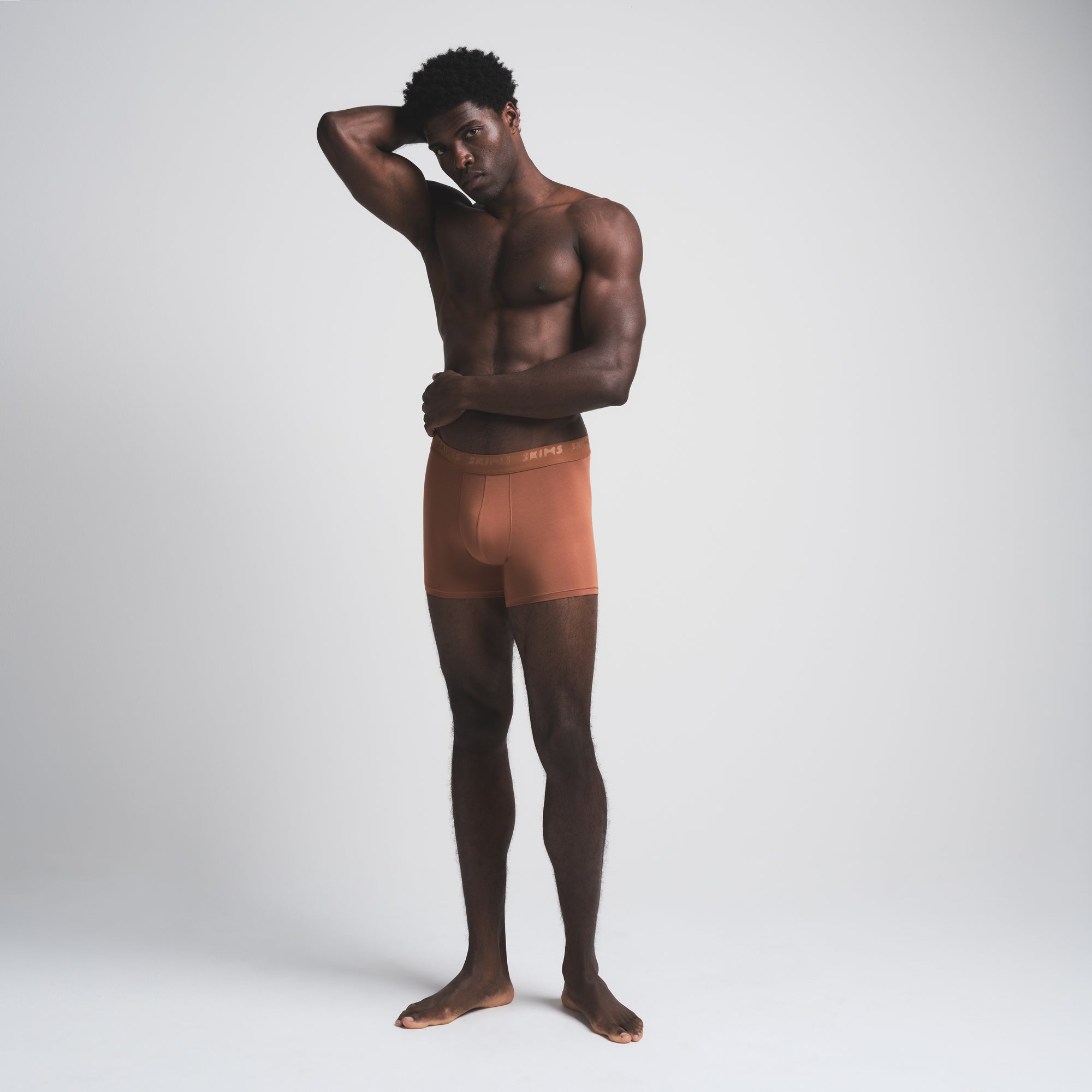 SKIMS STRETCH MENS 3 BOXER BRIEF 5-PACK | COCOA MULTI - Image 2