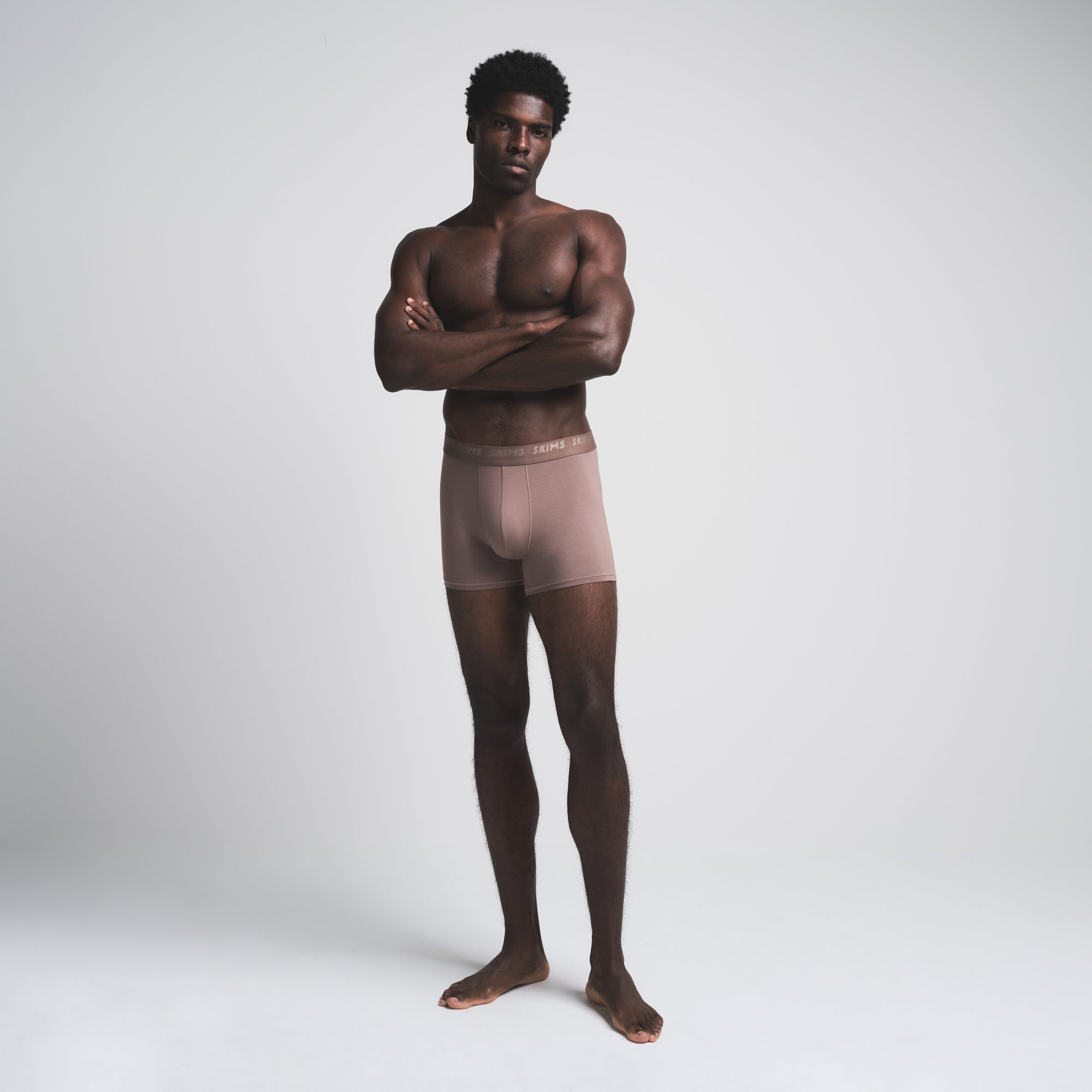 SKIMS STRETCH MENS 3 BOXER BRIEF 5-PACK | COCOA MULTI - Image 4