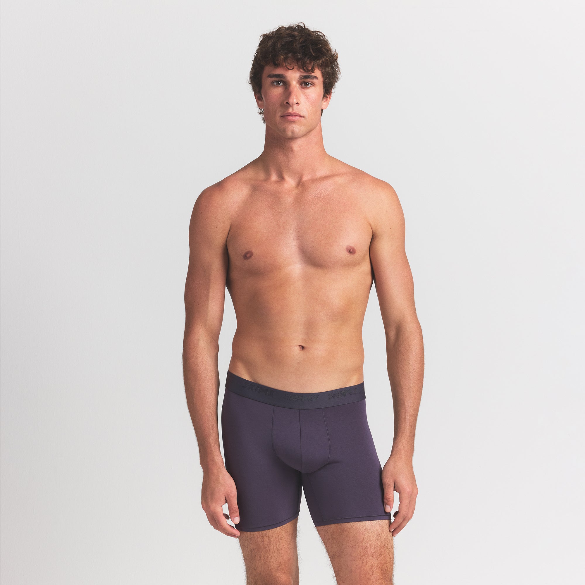 SKIMS STRETCH MENS 5 BOXER BRIEF 5-PACK | RAVEN CURRANT MULTI - Image 3