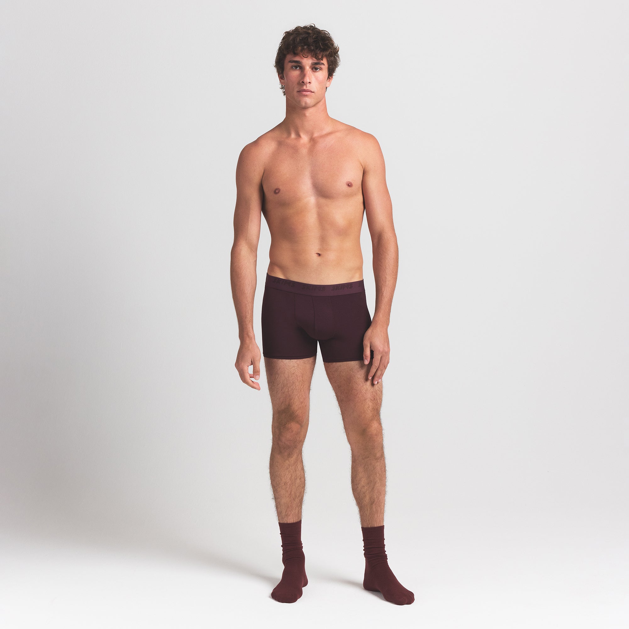 SKIMS STRETCH MENS 3 BOXER BRIEF 5-PACK | RAVEN CURRANT MULTI - Image 2