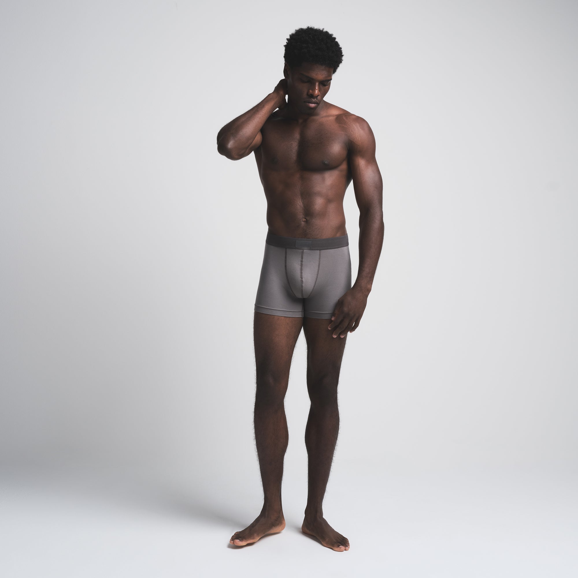 SKIMS COTTON MENS 3 BOXER BRIEF 5-PACK | HEATHER MULTI - Image 3