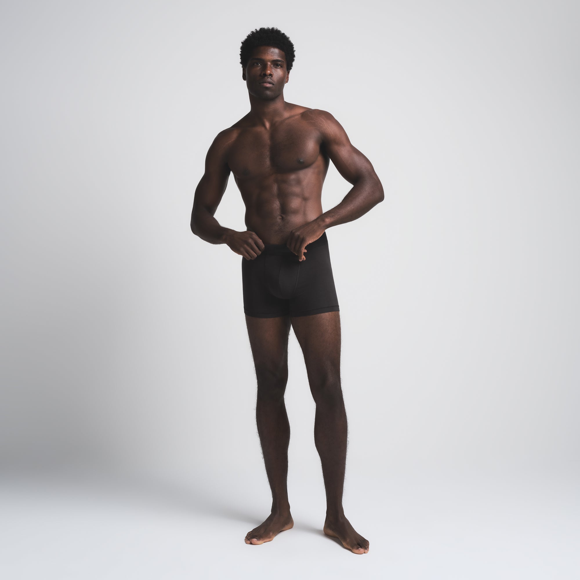 SKIMS COTTON MENS 3 BOXER BRIEF 5-PACK | ONYX - Image 2