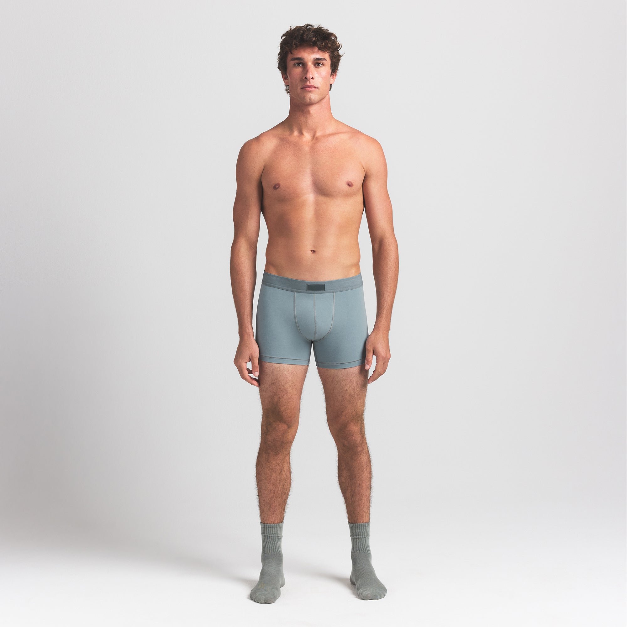 SKIMS COTTON MENS 3 BOXER BRIEF 5-PACK | VERDANT SKY MULTI - Image 2