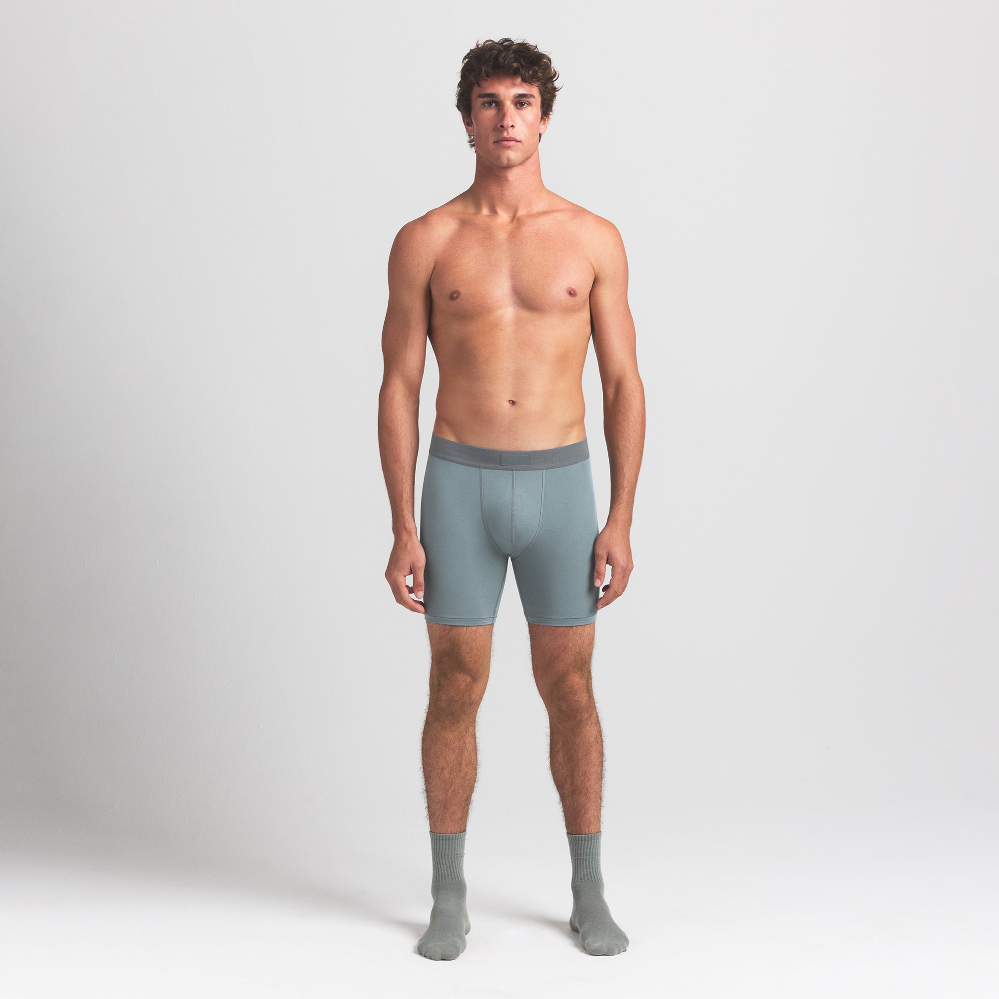 SKIMS COTTON MENS 5 BOXER BRIEF 5-PACK | VERDANT SKY MULTI - Image 2