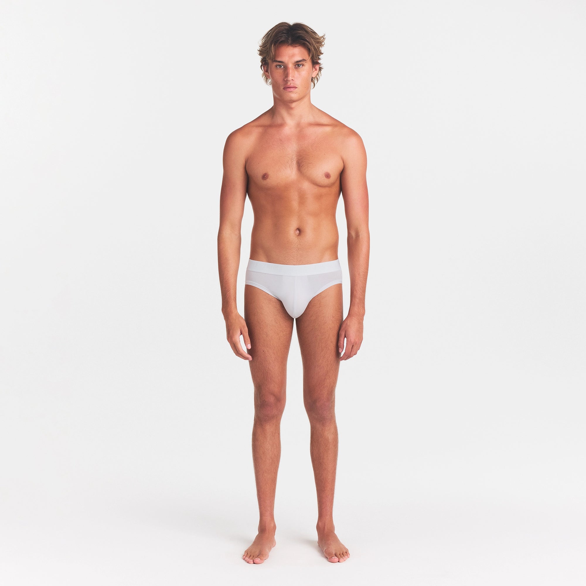 SKIMS STRETCH MENS BRIEF | CHALK - Image 2