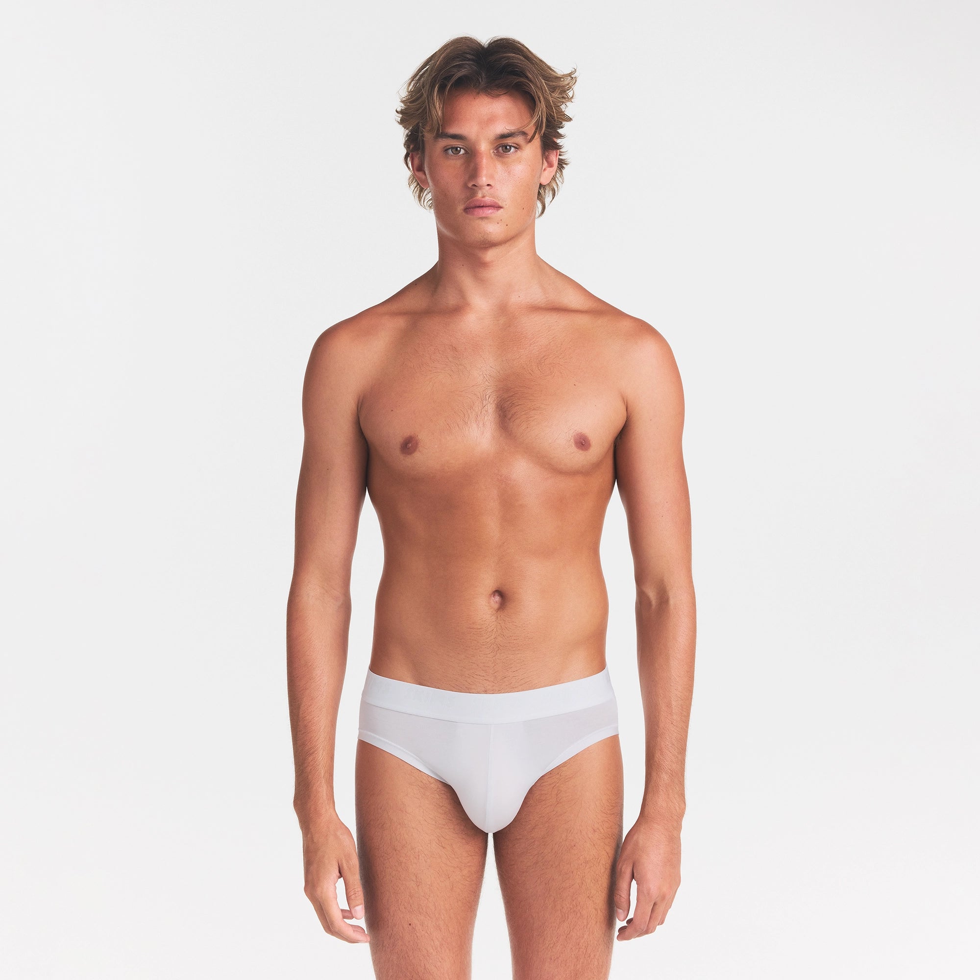 SKIMS STRETCH MENS BRIEF | CHALK - Image 3