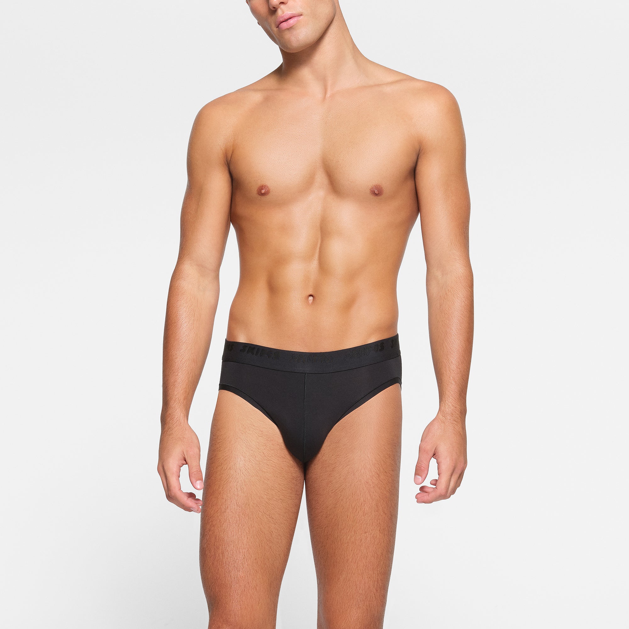 SKIMS STRETCH MENS BRIEF 3-PACK | OBSIDIAN - Image 2
