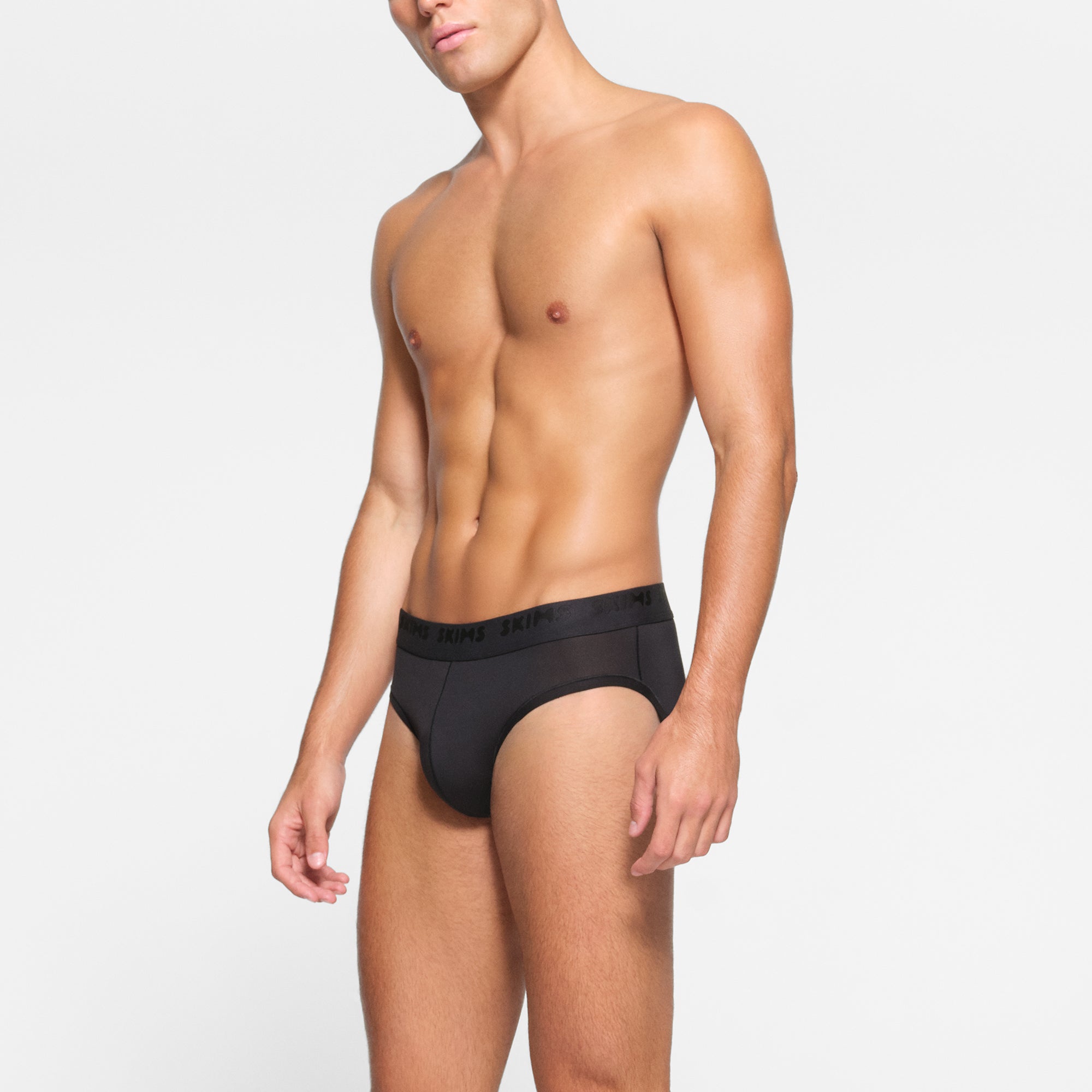 SKIMS STRETCH MENS BRIEF 3-PACK | OBSIDIAN - Image 3