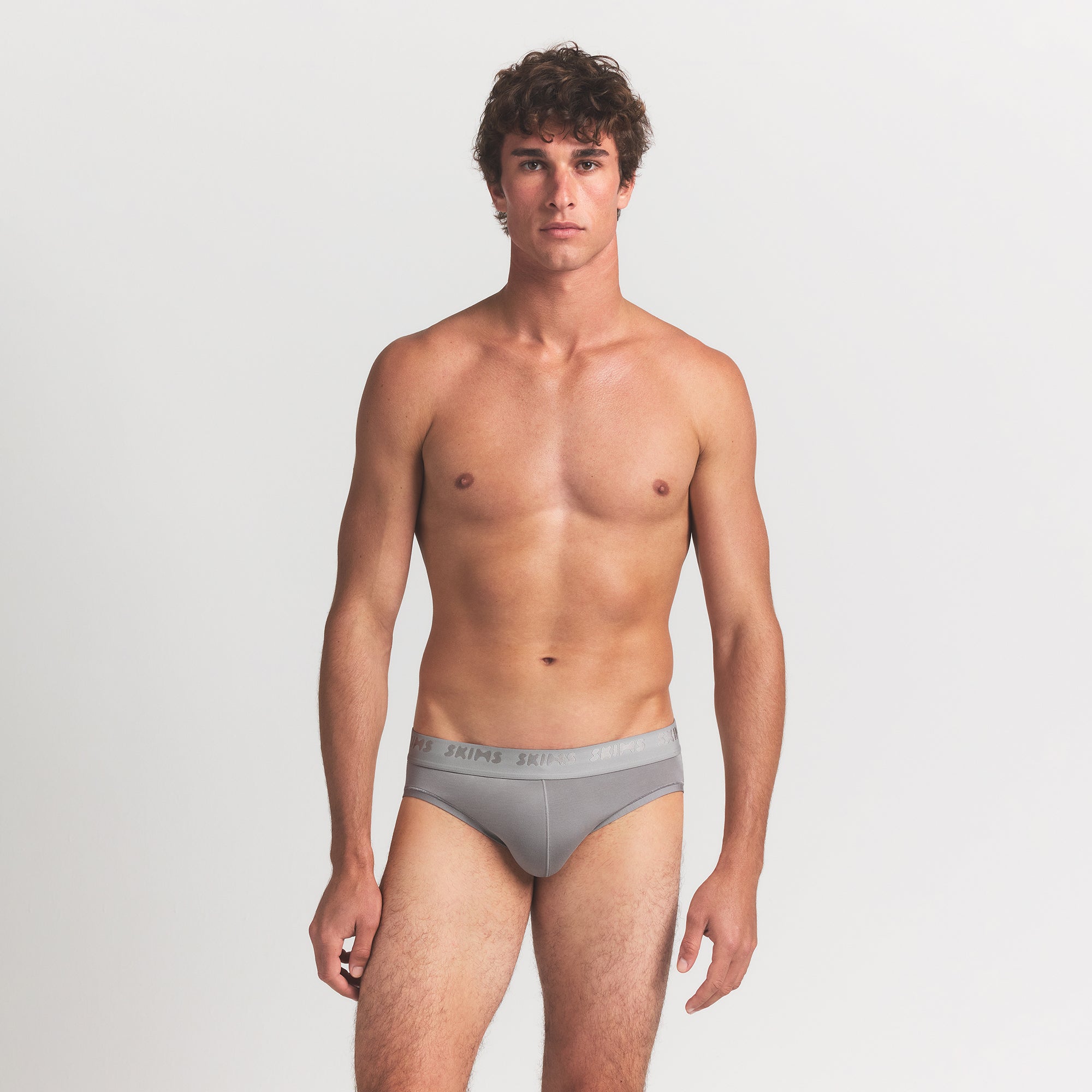 SKIMS STRETCH MENS BRIEF 3-PACK | GUNMETAL MULTI - Image 4