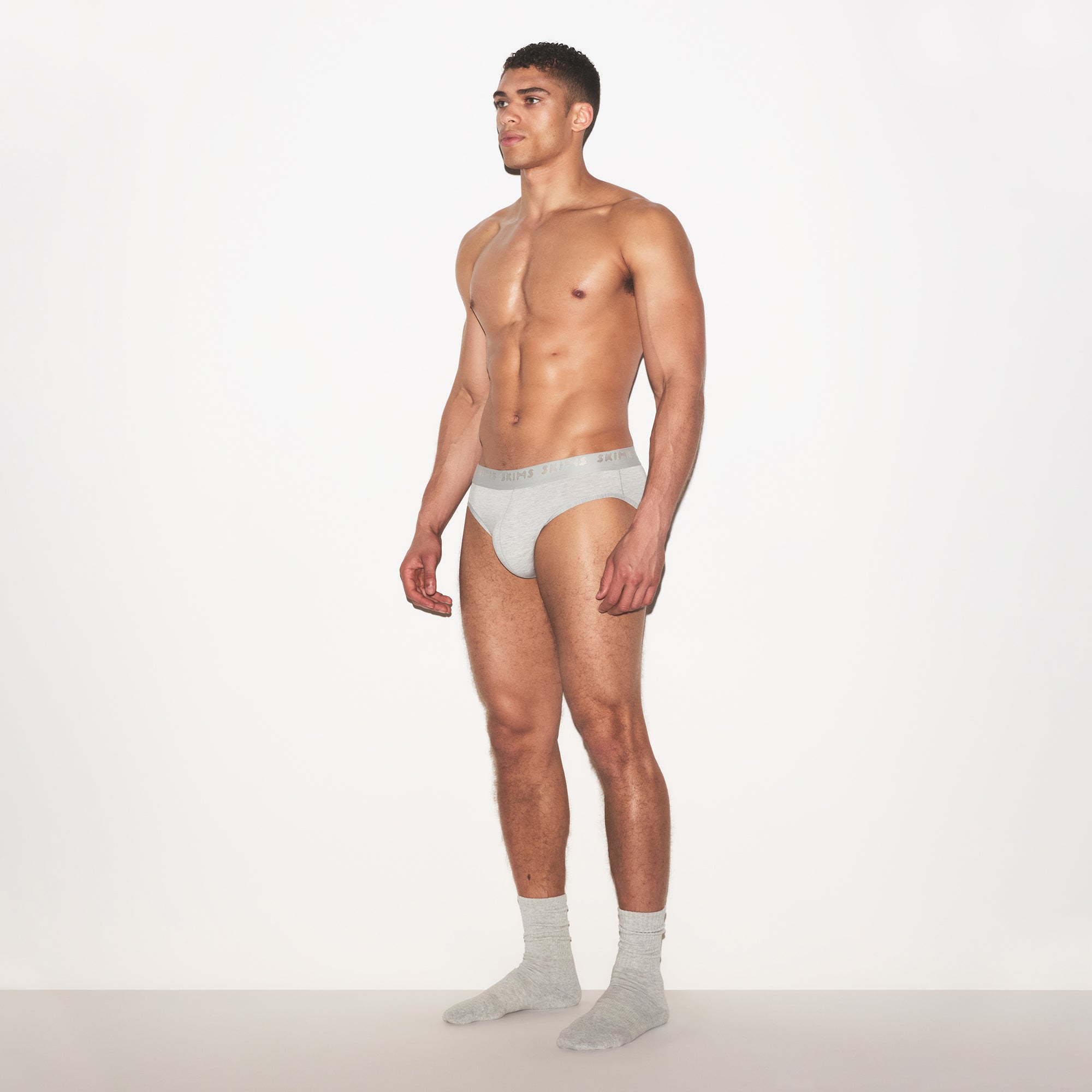 SKIMS STRETCH MENS BRIEF 3-PACK | LAUREL MULTI - Image 9