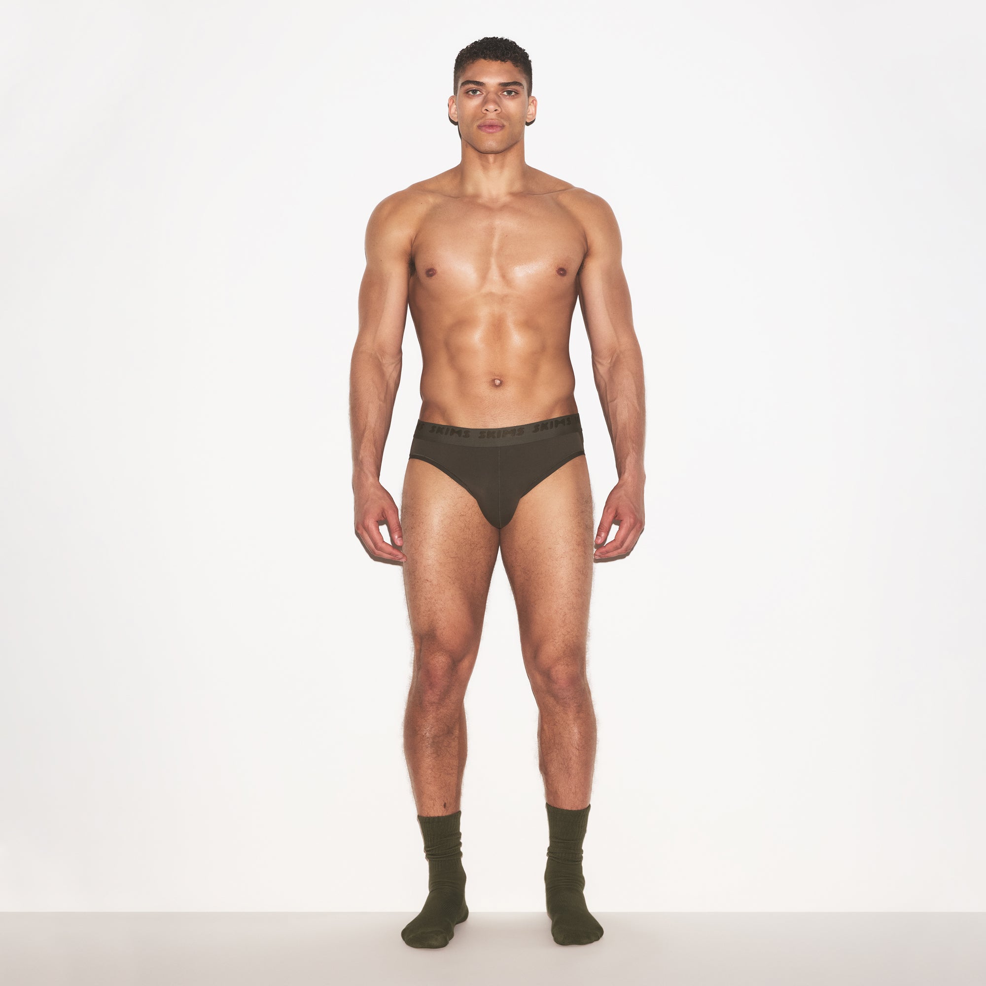 SKIMS STRETCH MENS BRIEF 3-PACK | LAUREL MULTI - Image 7