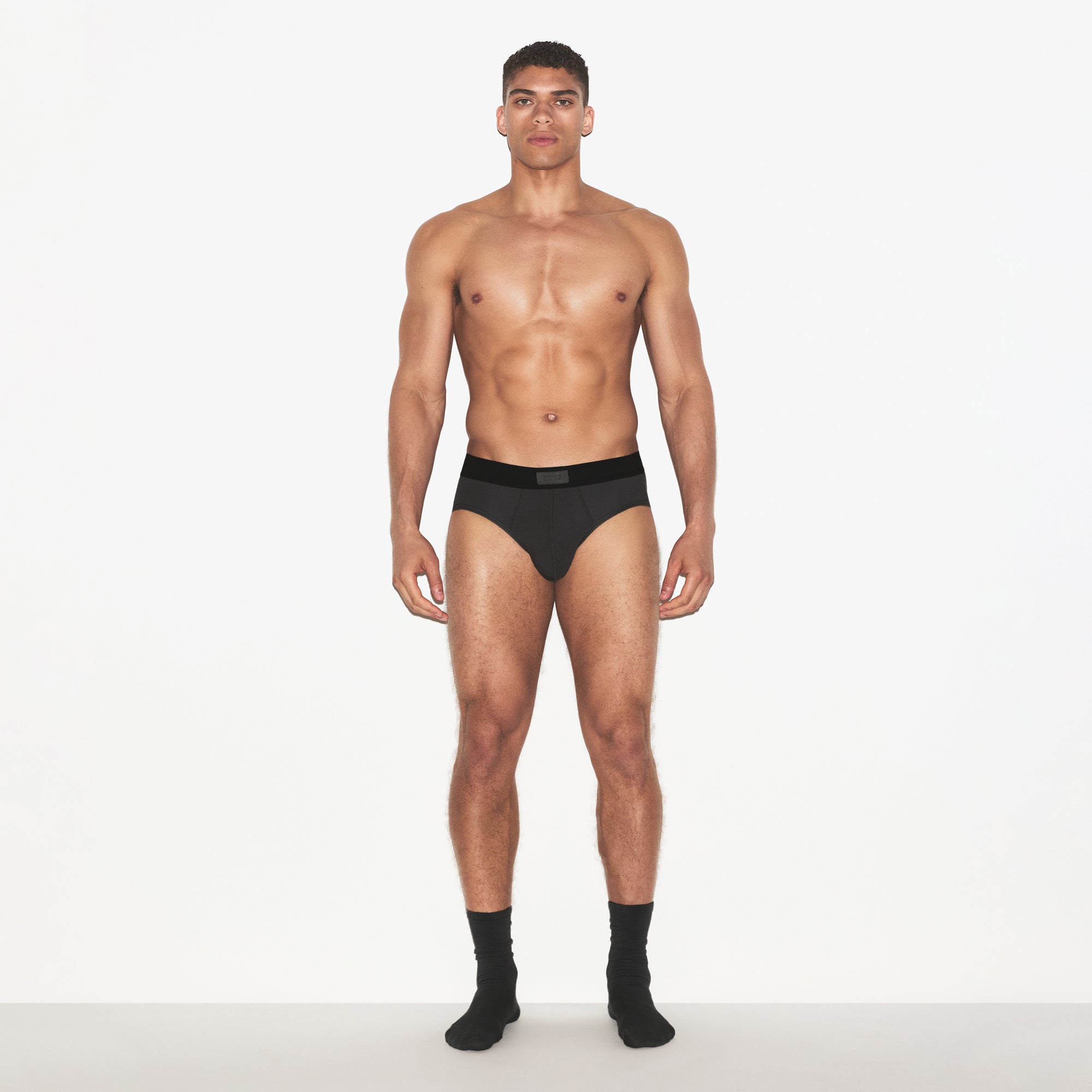 SKIMS COTTON MENS BRIEF 3-PACK | HEATHER MULTI - Image 6