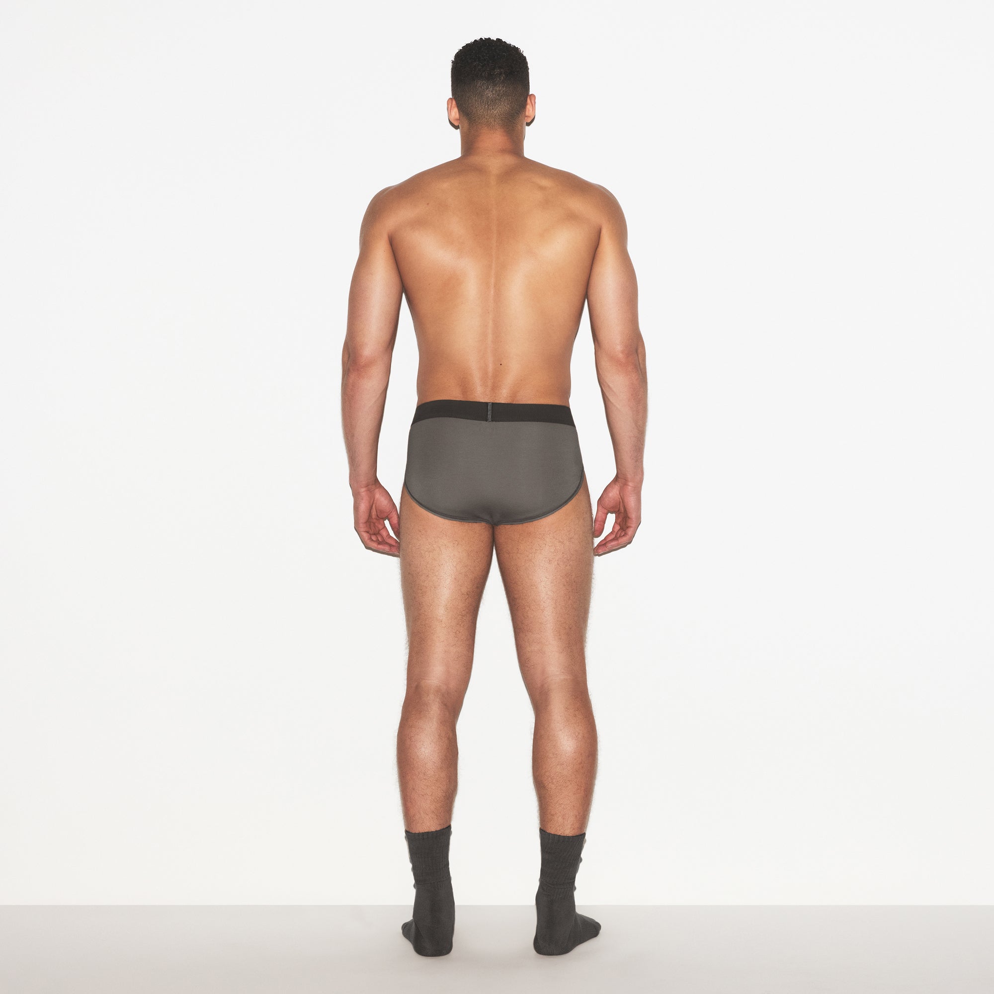 SKIMS COTTON MENS BRIEF 3-PACK | HEATHER MULTI - Image 4
