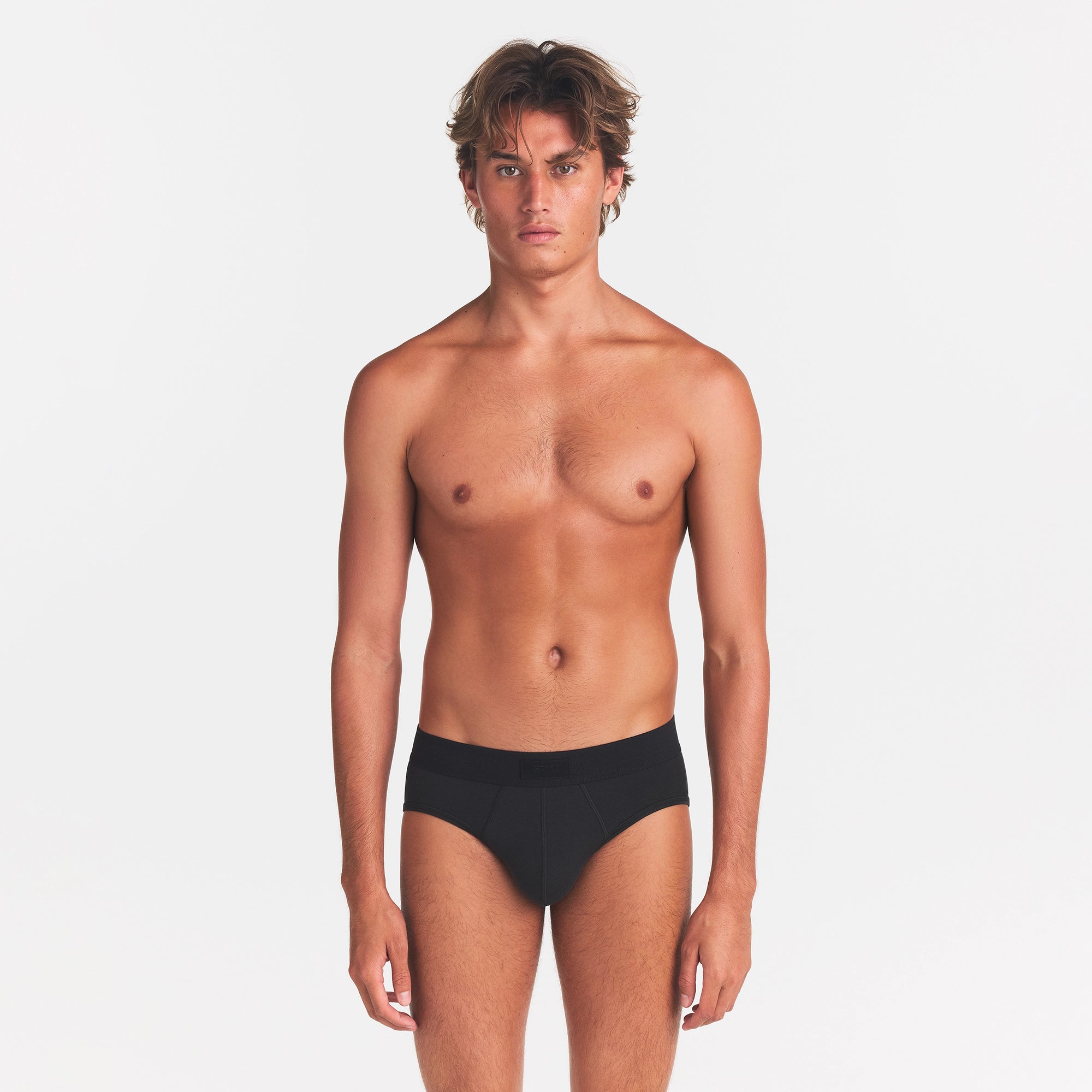 SKIMS COTTON MENS BRIEF 3-PACK | ONYX - Image 2
