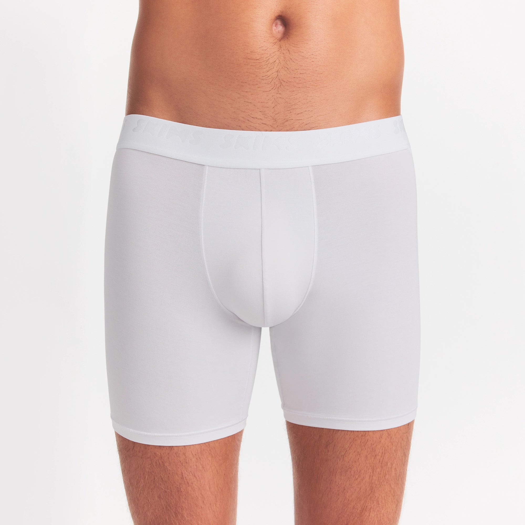 SKIMS STRETCH MENS 3 BOXER BRIEF | CHALK - Image 5