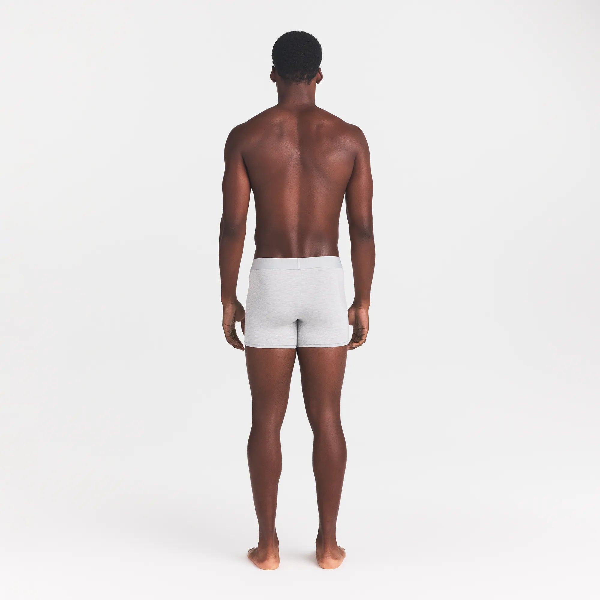SKIMS STRETCH MENS 3 BOXER BRIEF | LIGHT HEATHER GREY - Image 3