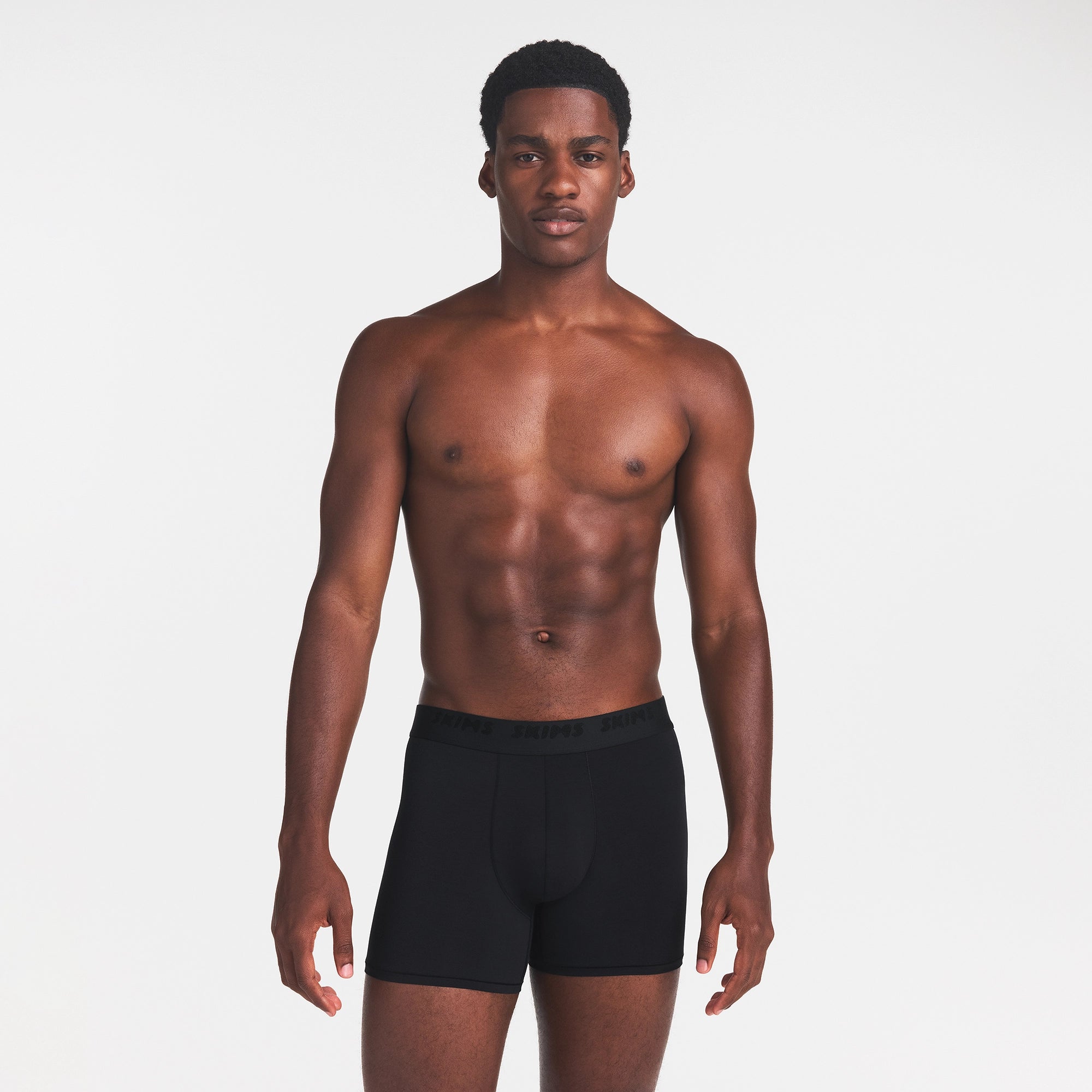 SKIMS STRETCH MENS 3 BOXER BRIEF | OBSIDIAN - Image 4