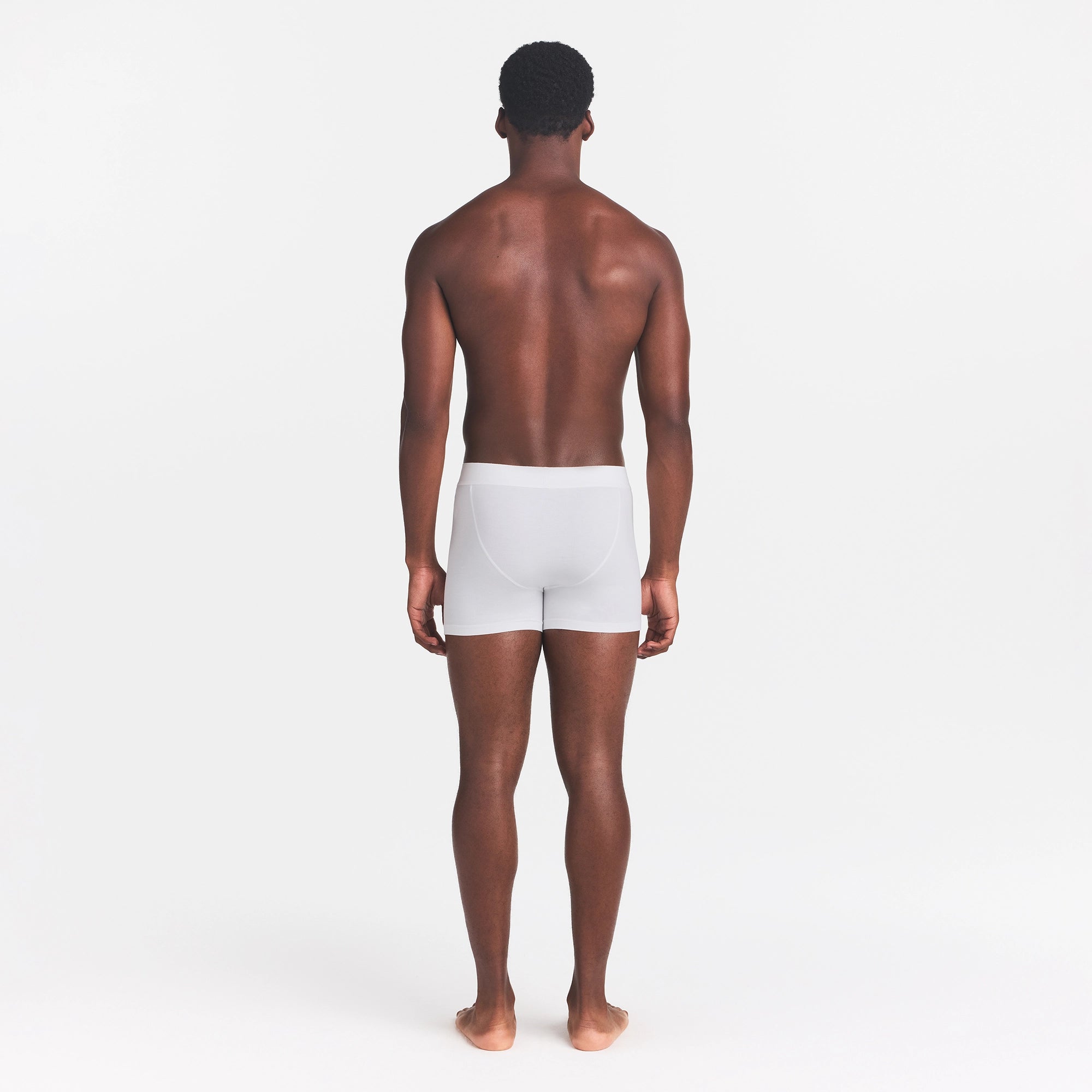 SKIMS COTTON MENS 3 BOXER BRIEF | CHALK - Image 3