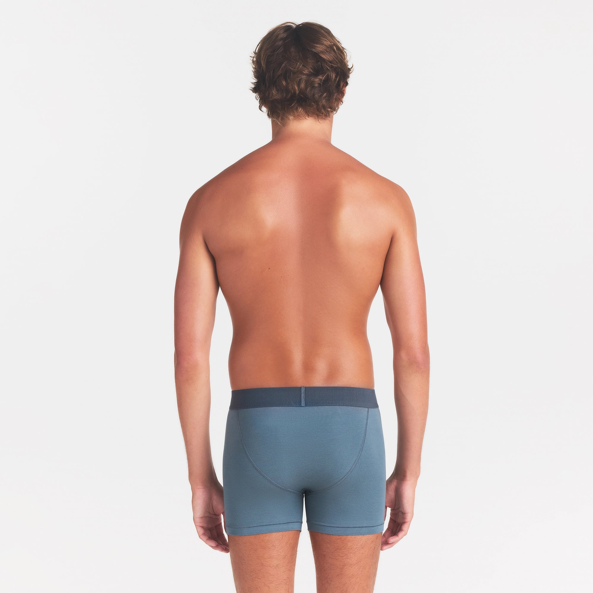 SKIMS COTTON MENS 3 BOXER BRIEF | KYANITE - Image 4