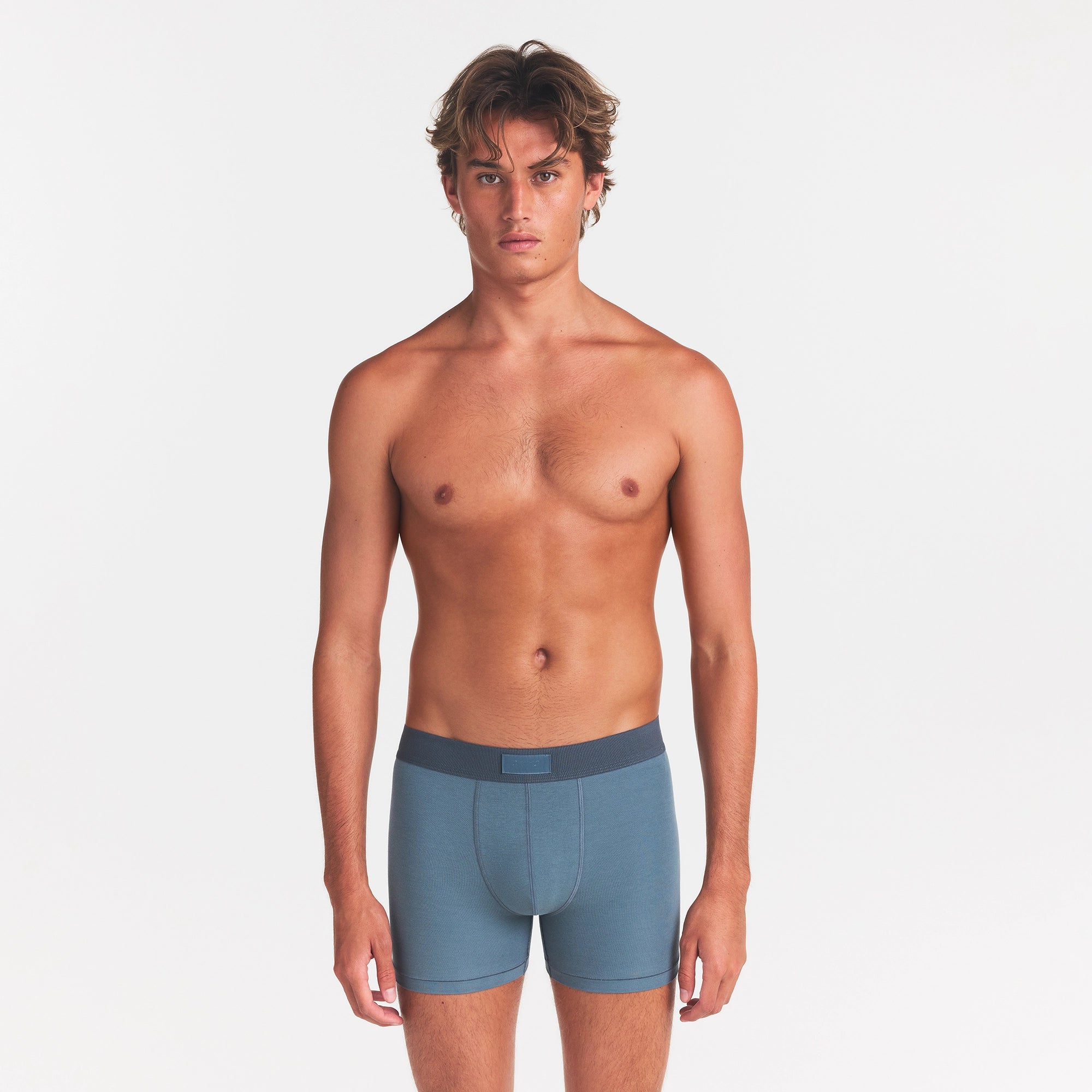 SKIMS COTTON MENS 3 BOXER BRIEF | KYANITE - Image 3
