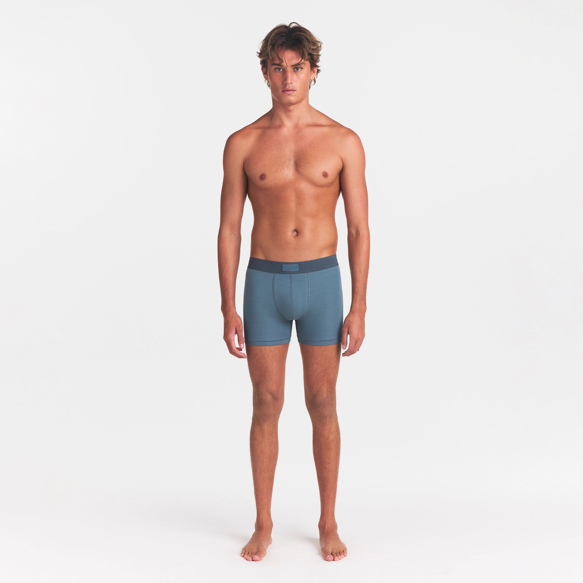 SKIMS COTTON MENS 3 BOXER BRIEF | KYANITE - Image 2