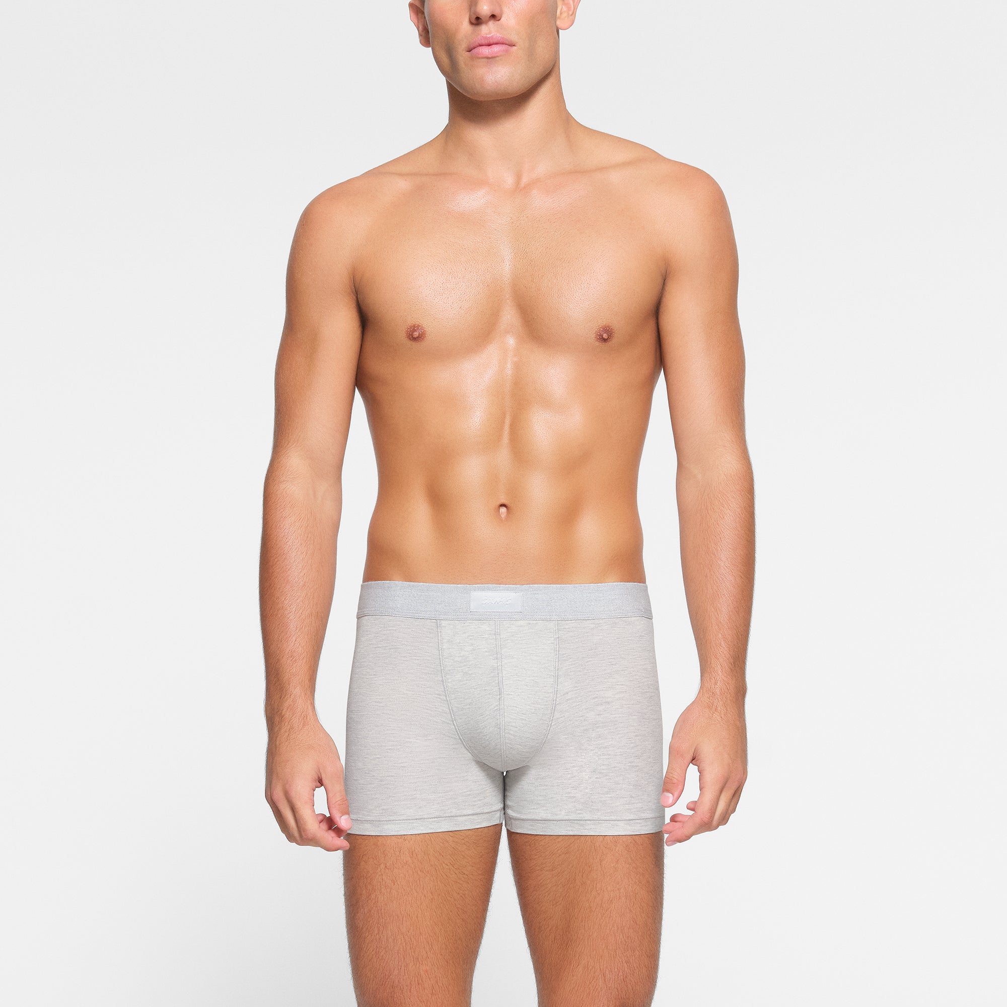 SKIMS COTTON MENS 3 BOXER BRIEF 3-PACK | HEATHER MULTI - Image 2