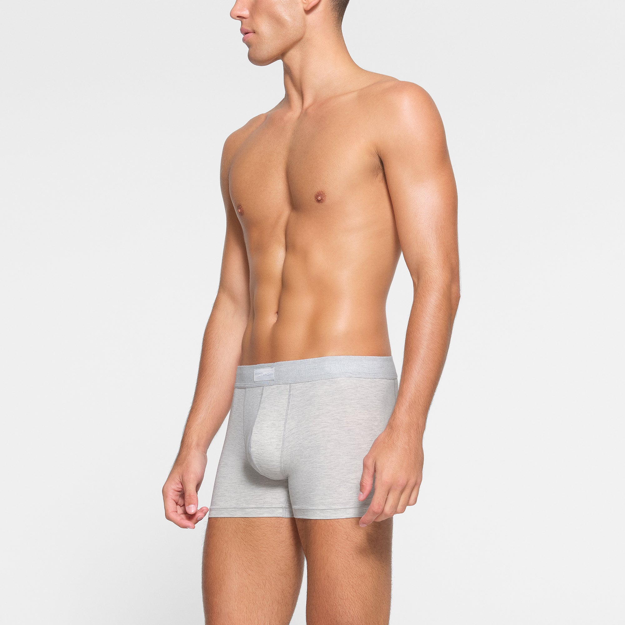 SKIMS COTTON MENS 3 BOXER BRIEF 3-PACK | HEATHER MULTI - Image 3