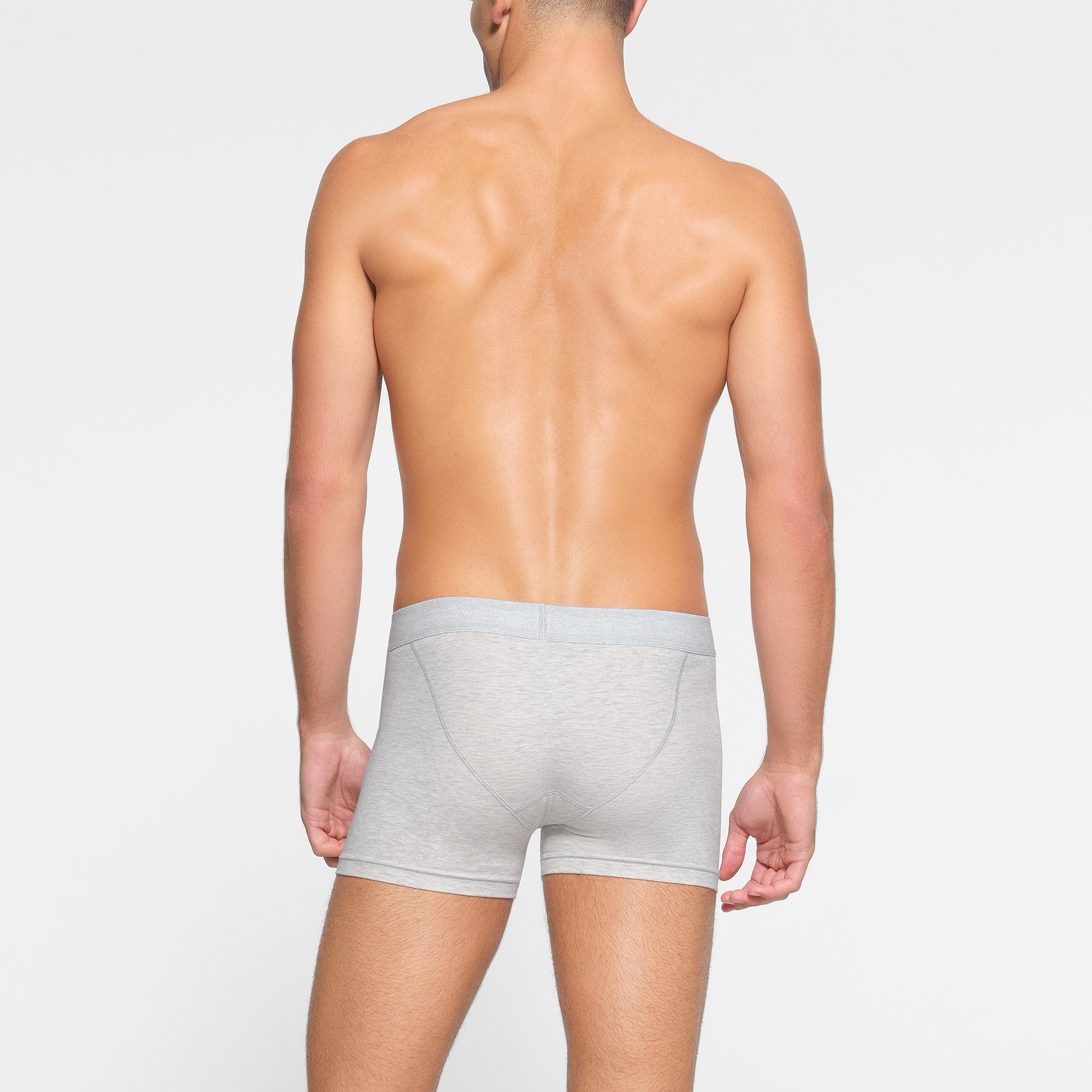 SKIMS COTTON MENS 3 BOXER BRIEF 3-PACK | HEATHER MULTI - Image 4