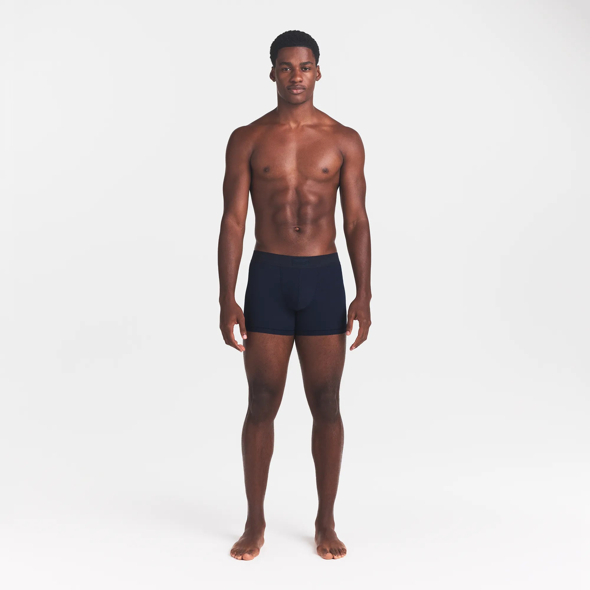 SKIMS COTTON MENS 3 BOXER BRIEF | NAVY - Image 2