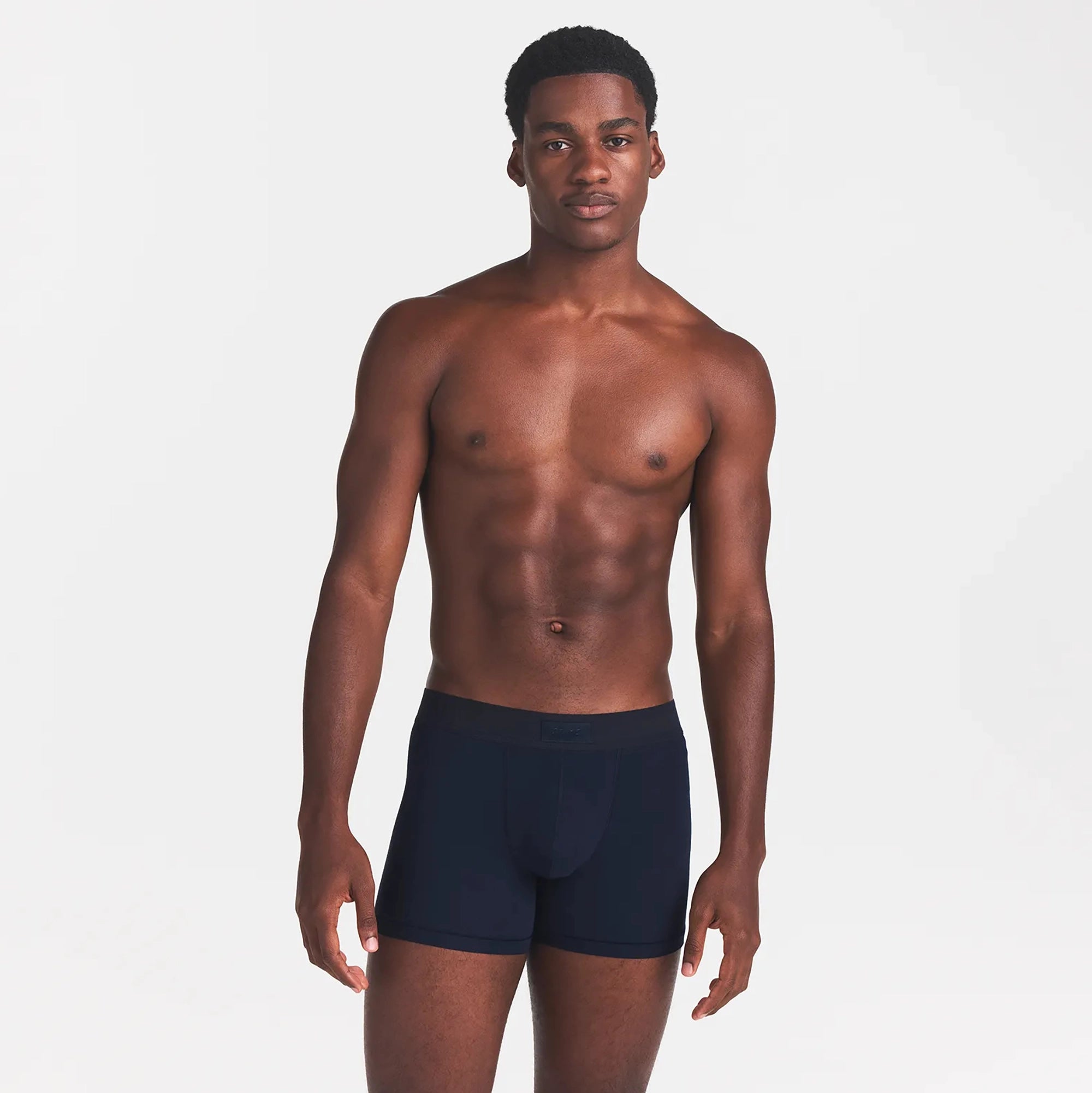 SKIMS COTTON MENS 3 BOXER BRIEF | NAVY - Image 3