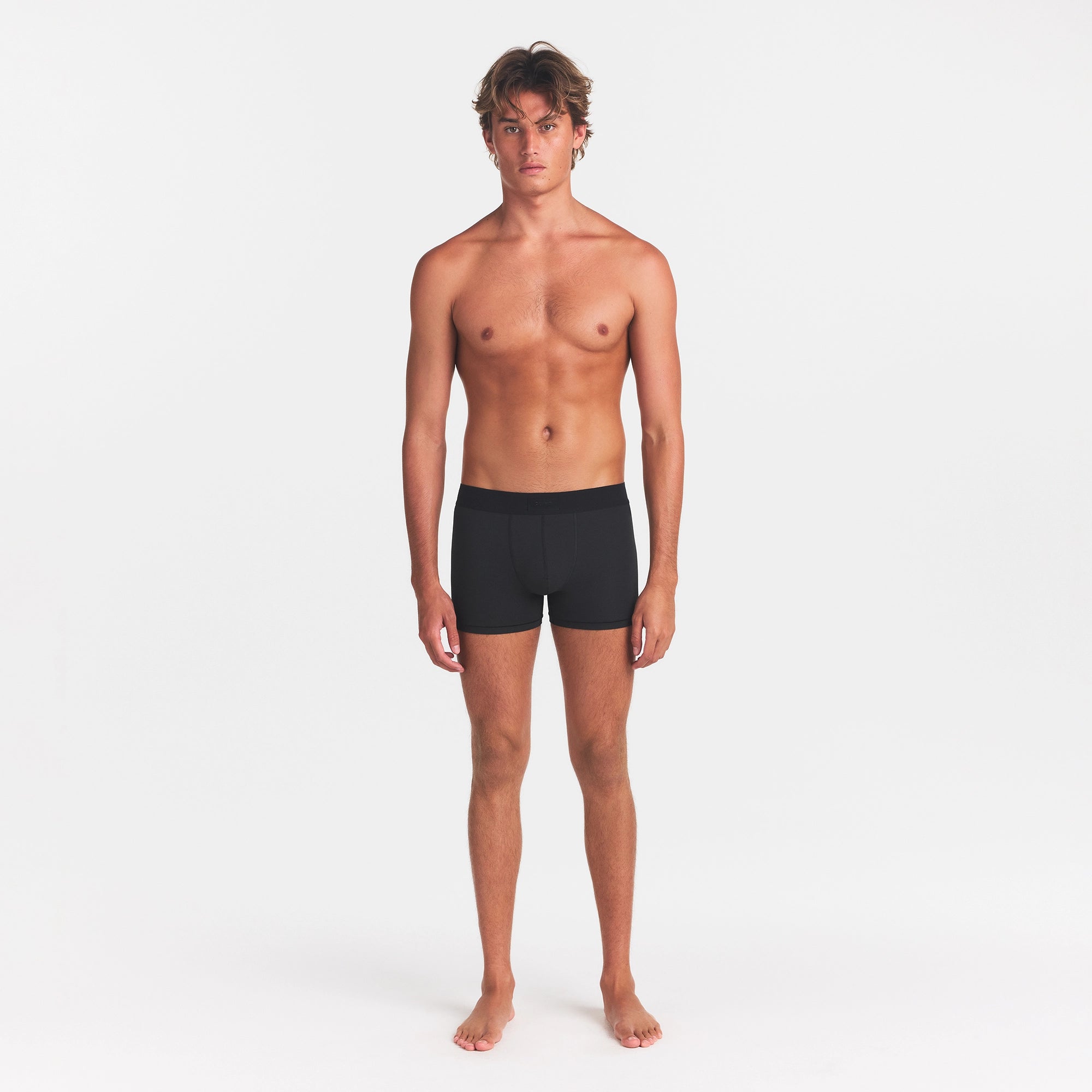 SKIMS COTTON MENS 3 BOXER BRIEF | ONYX - Image 2