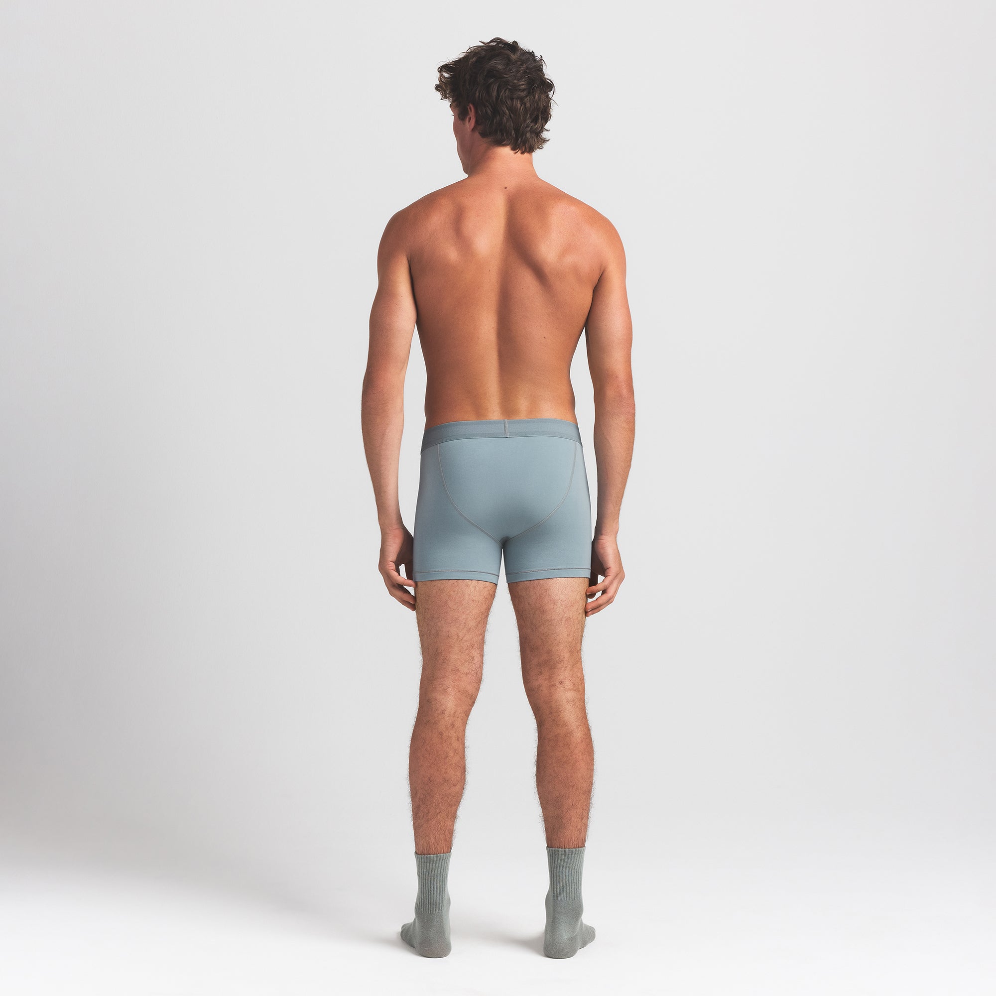 SKIMS COTTON MENS 3 BOXER BRIEF | SKY - Image 4