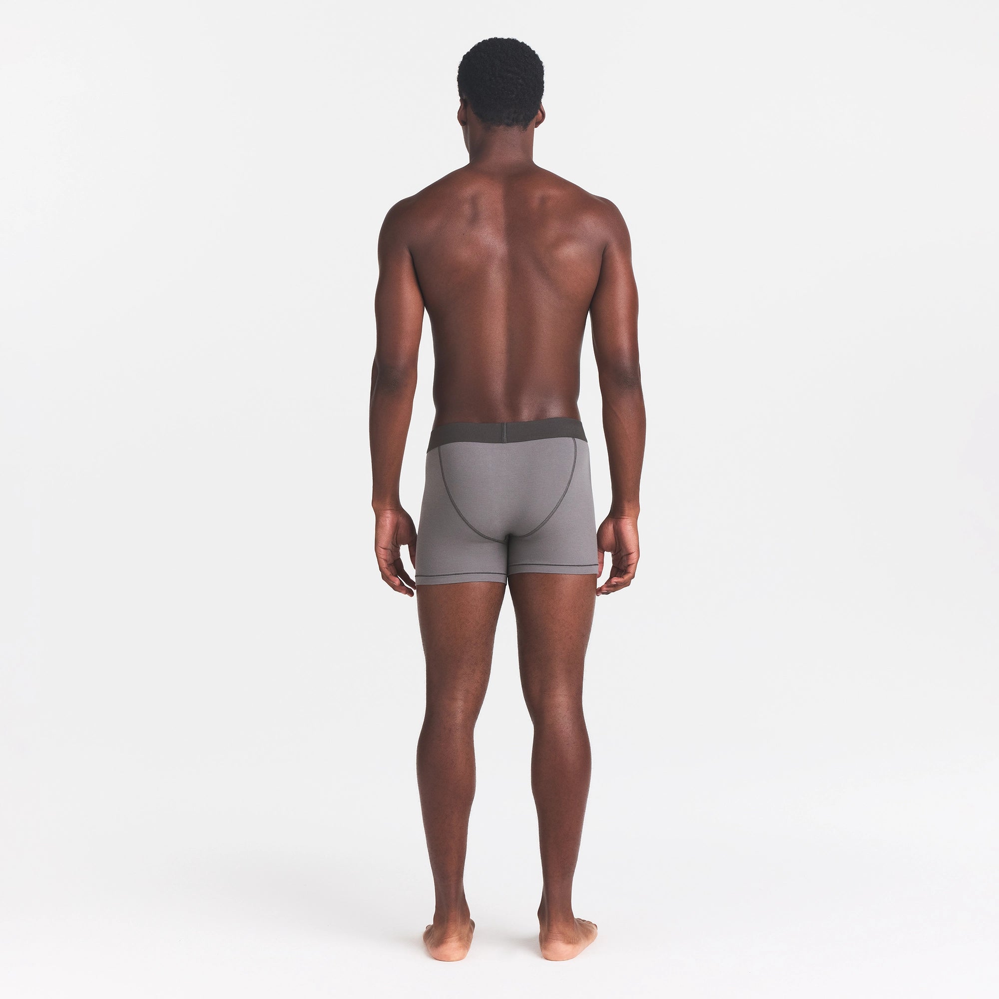 SKIMS COTTON MENS 3 BOXER BRIEF | WASHED GUNMETAL - Image 3
