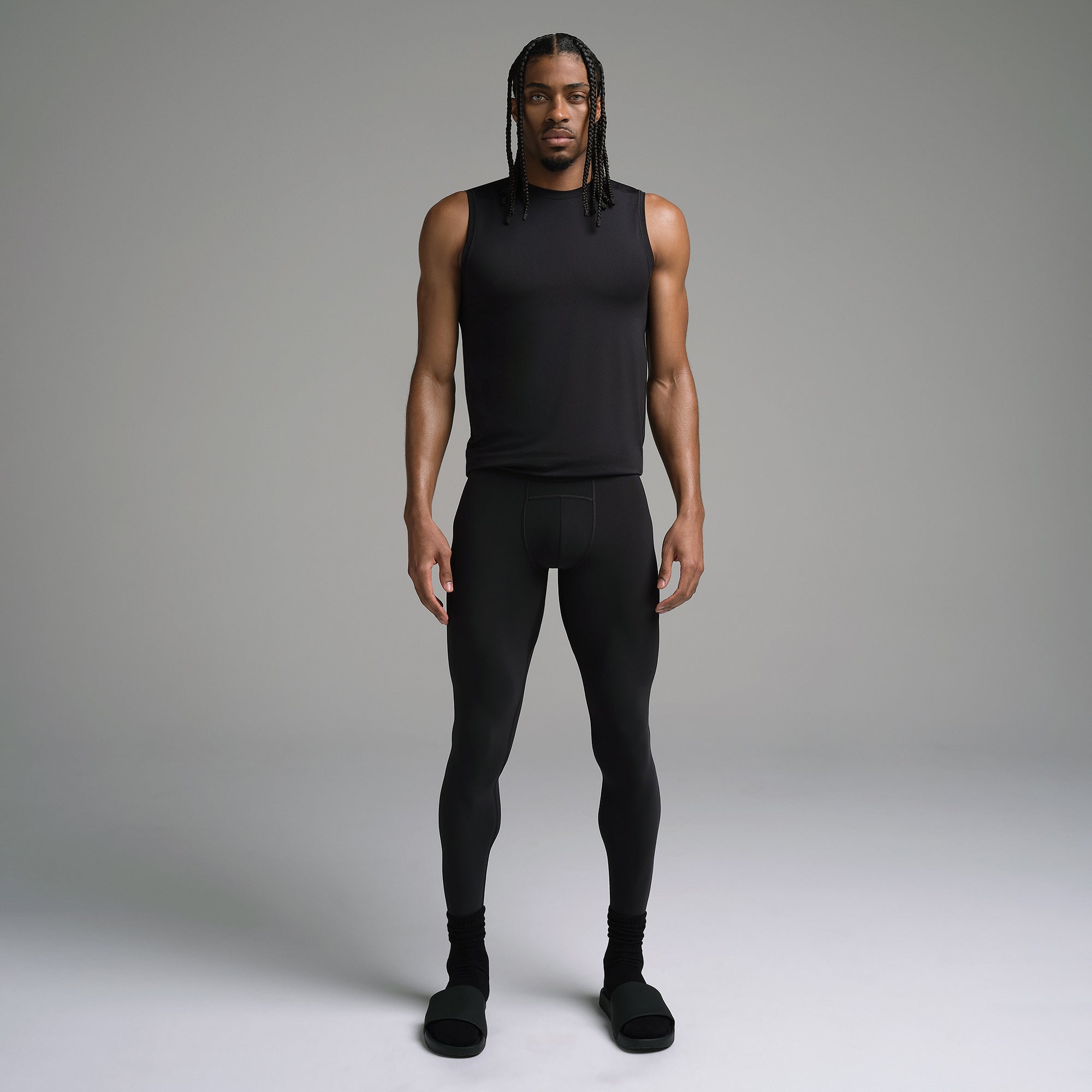SKIMS FLEX MENS LEGGING | OBSIDIAN - Image 5
