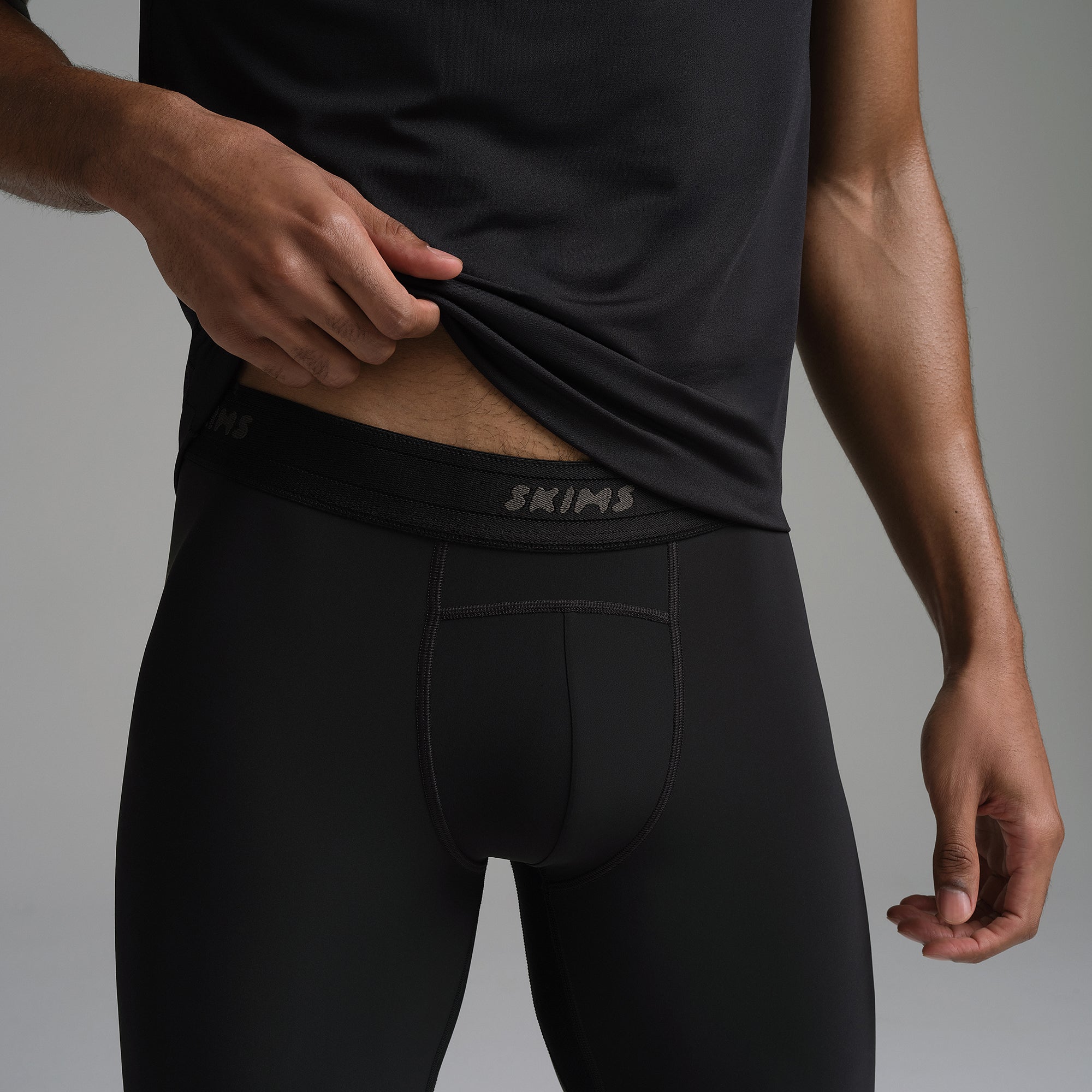 SKIMS FLEX MENS LEGGING | OBSIDIAN - Image 3