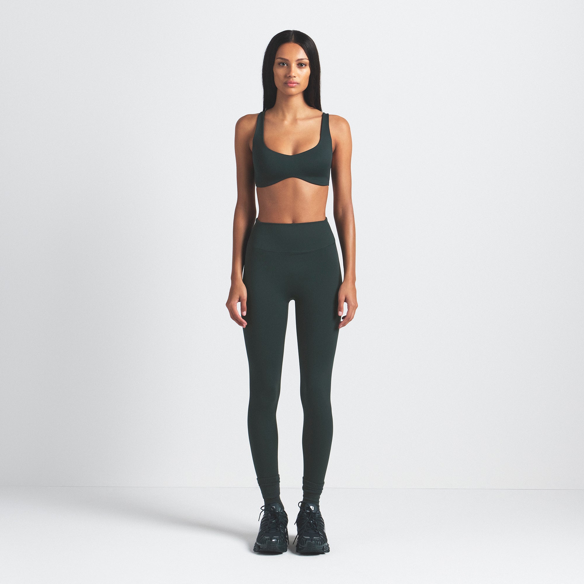 NikeSKIMS MATTE 26 LEGGING | DARK TEAL - Image 6