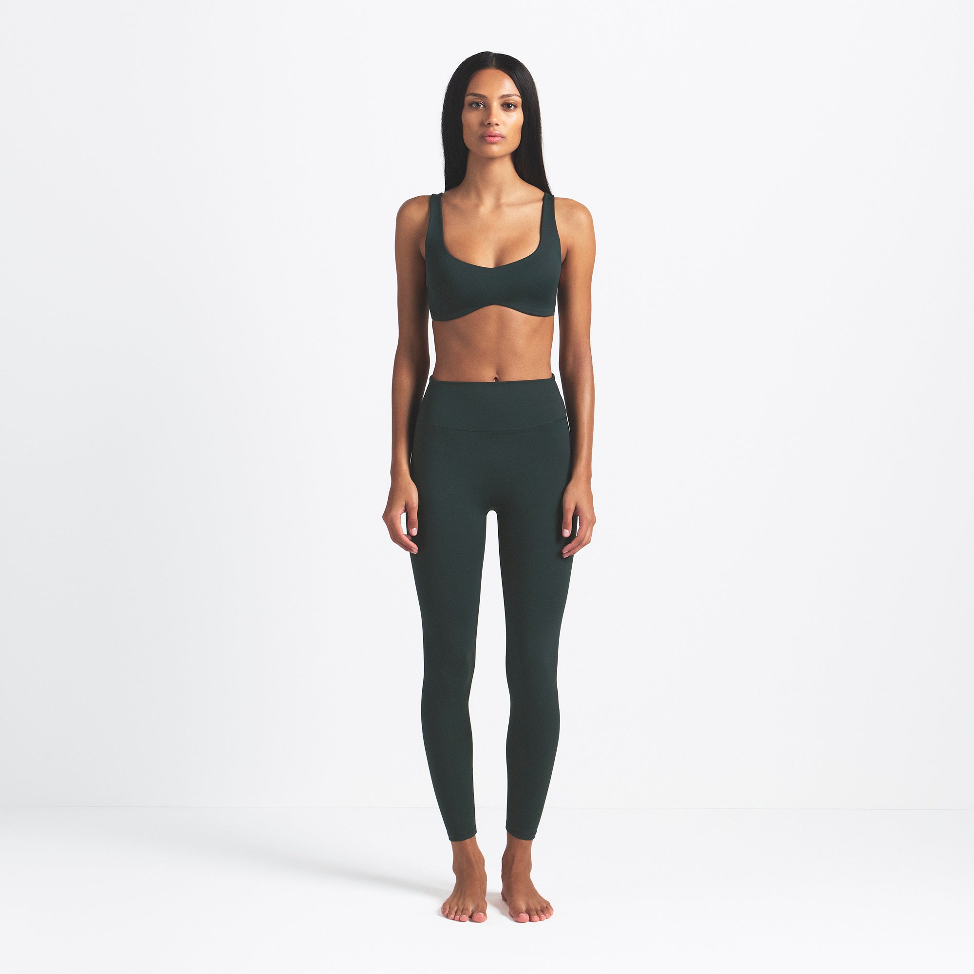 NikeSKIMS MATTE 26 LEGGING | DARK TEAL - Image 2
