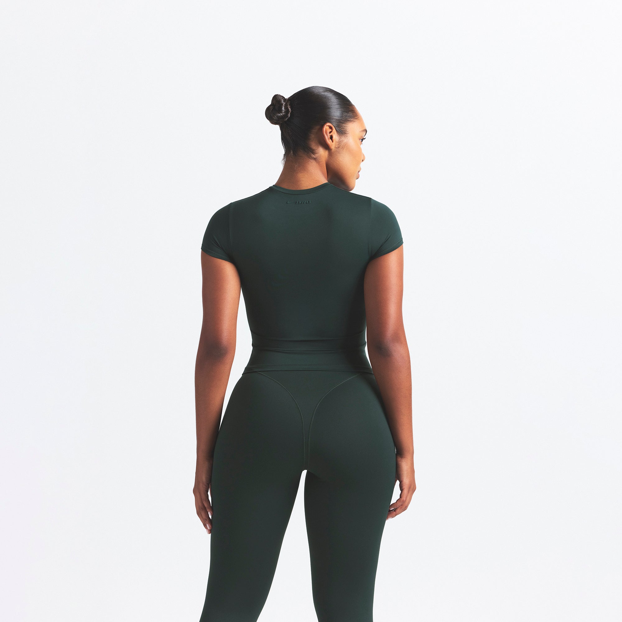 NikeSKIMS MATTE V-LINE 26 LEGGING | DARK TEAL - Image 5