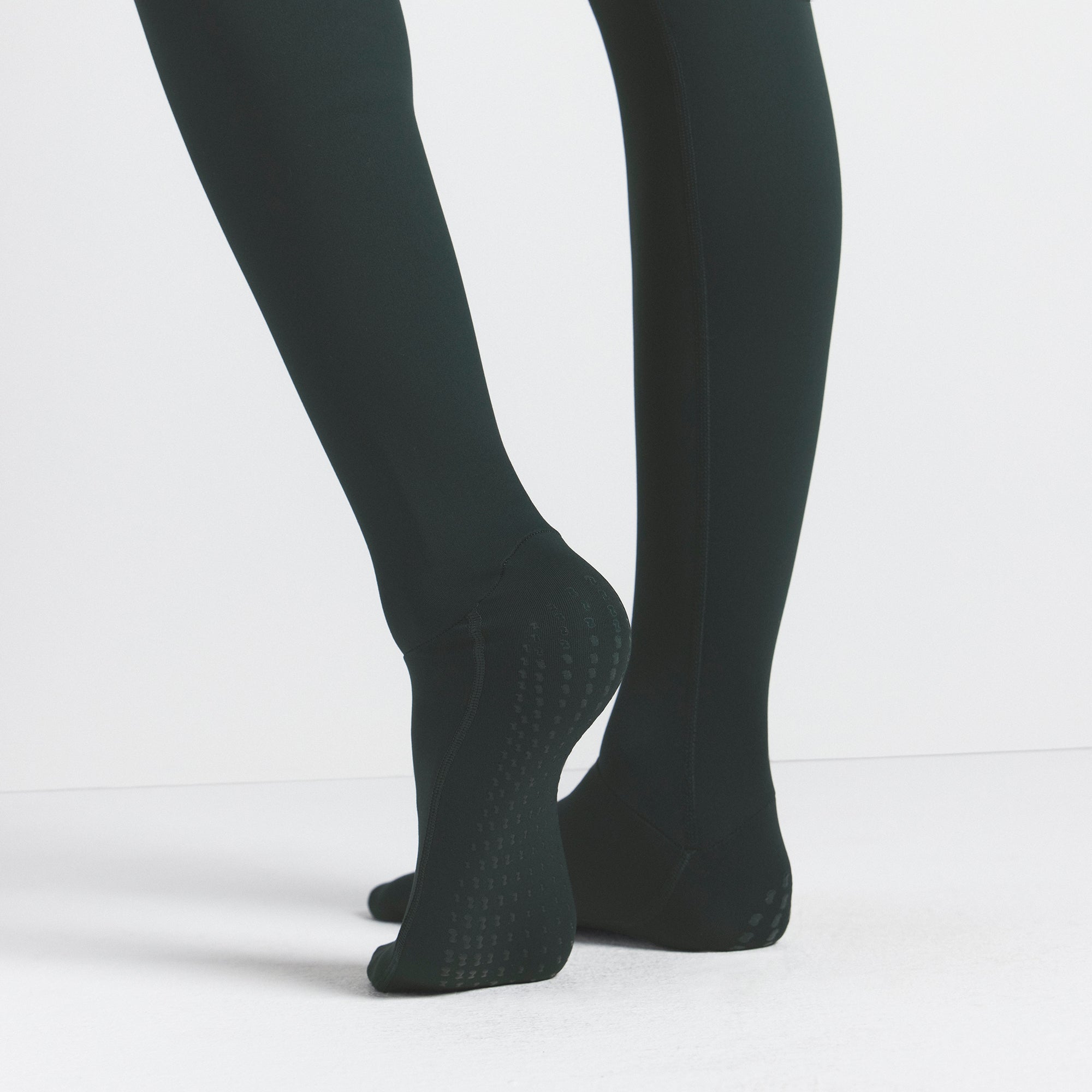 NikeSKIMS MATTE FOOTSIE GRIP LEGGING | DARK TEAL - Image 4