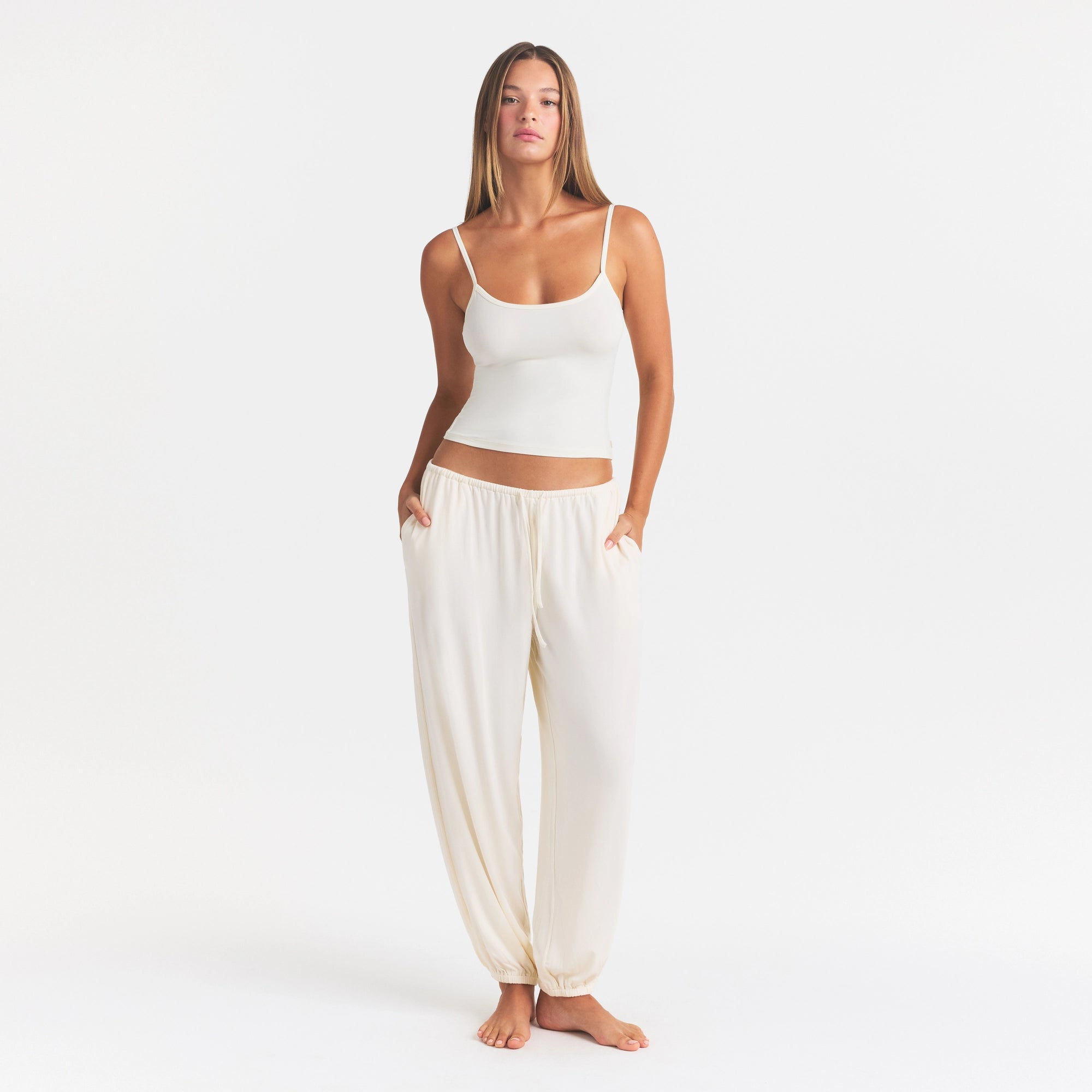 SKIMS SLEEP BALLOON PANT | ECRU - Image 2