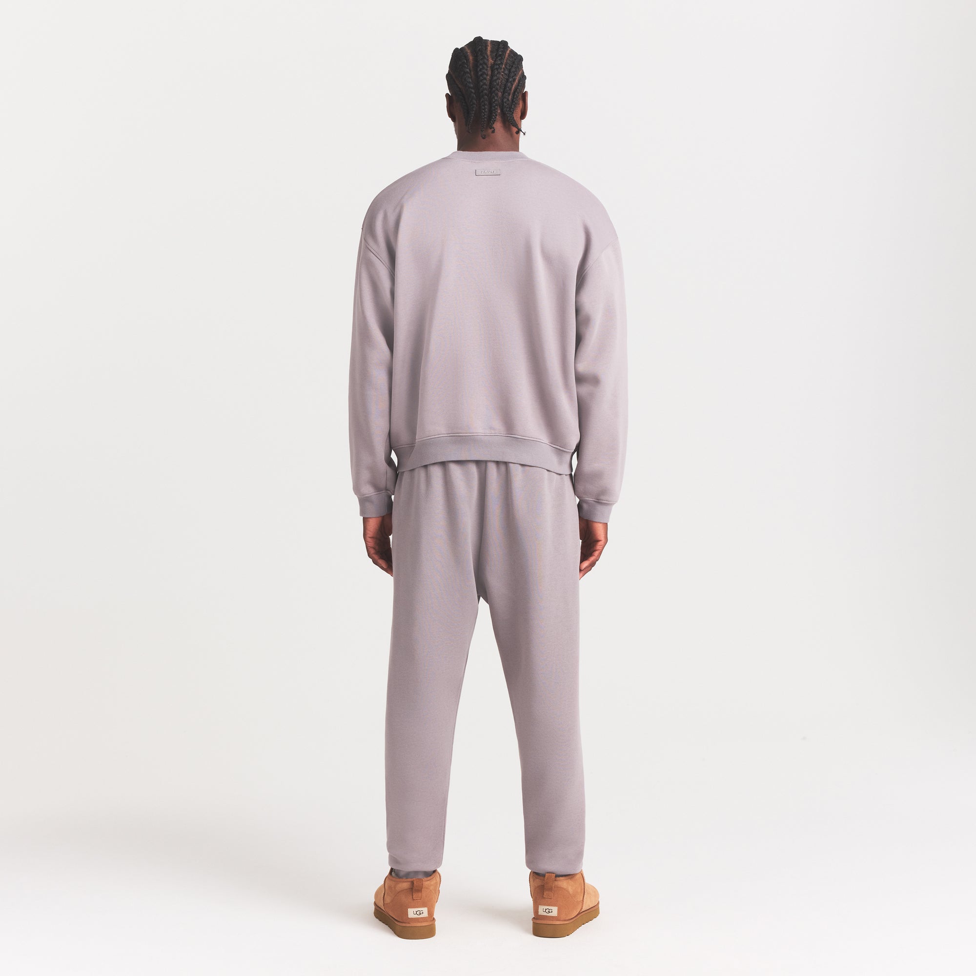 FLEECE LOUNGE MENS TAPERED JOGGER | SHADOW - Image 5