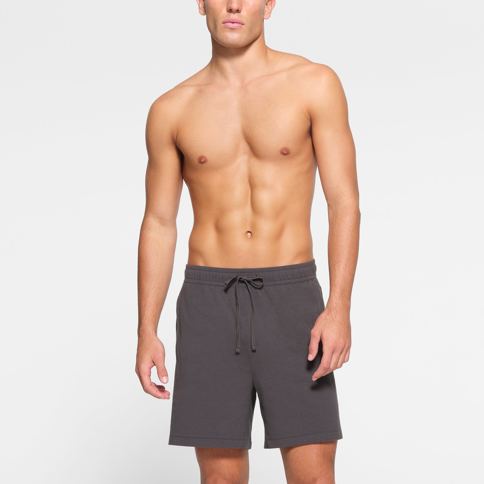 JERSEY LOUNGE MENS RELAXED SHORT | ASH - Image 2